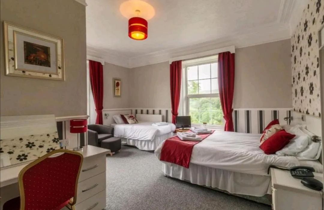 Bedroom, Bed in The George Borrow Hotel