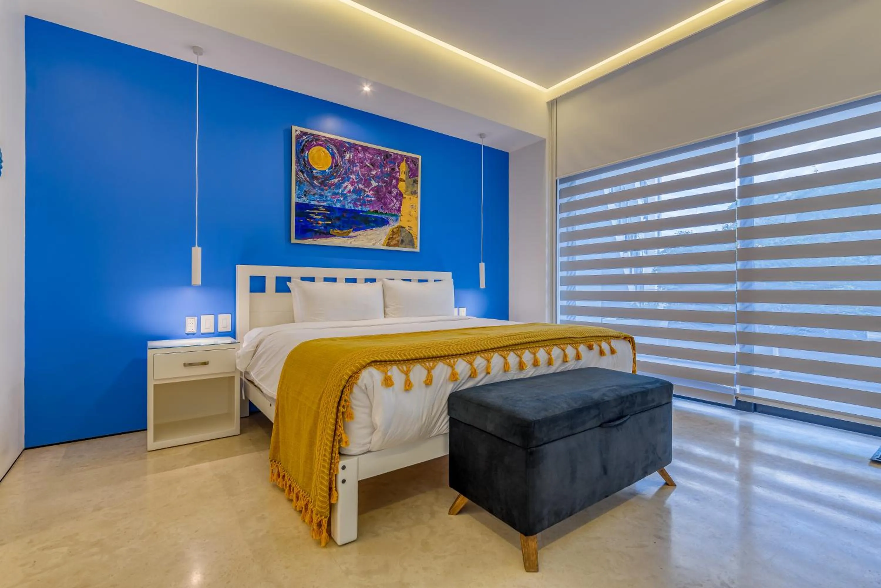 Bedroom, Bed in Maxwell Collection Romantic Zone