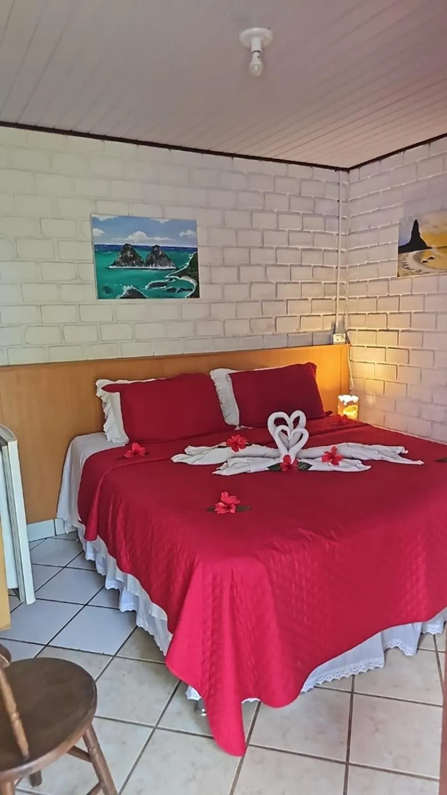 Photo of the whole room, Bed in Pousada Capim Açu