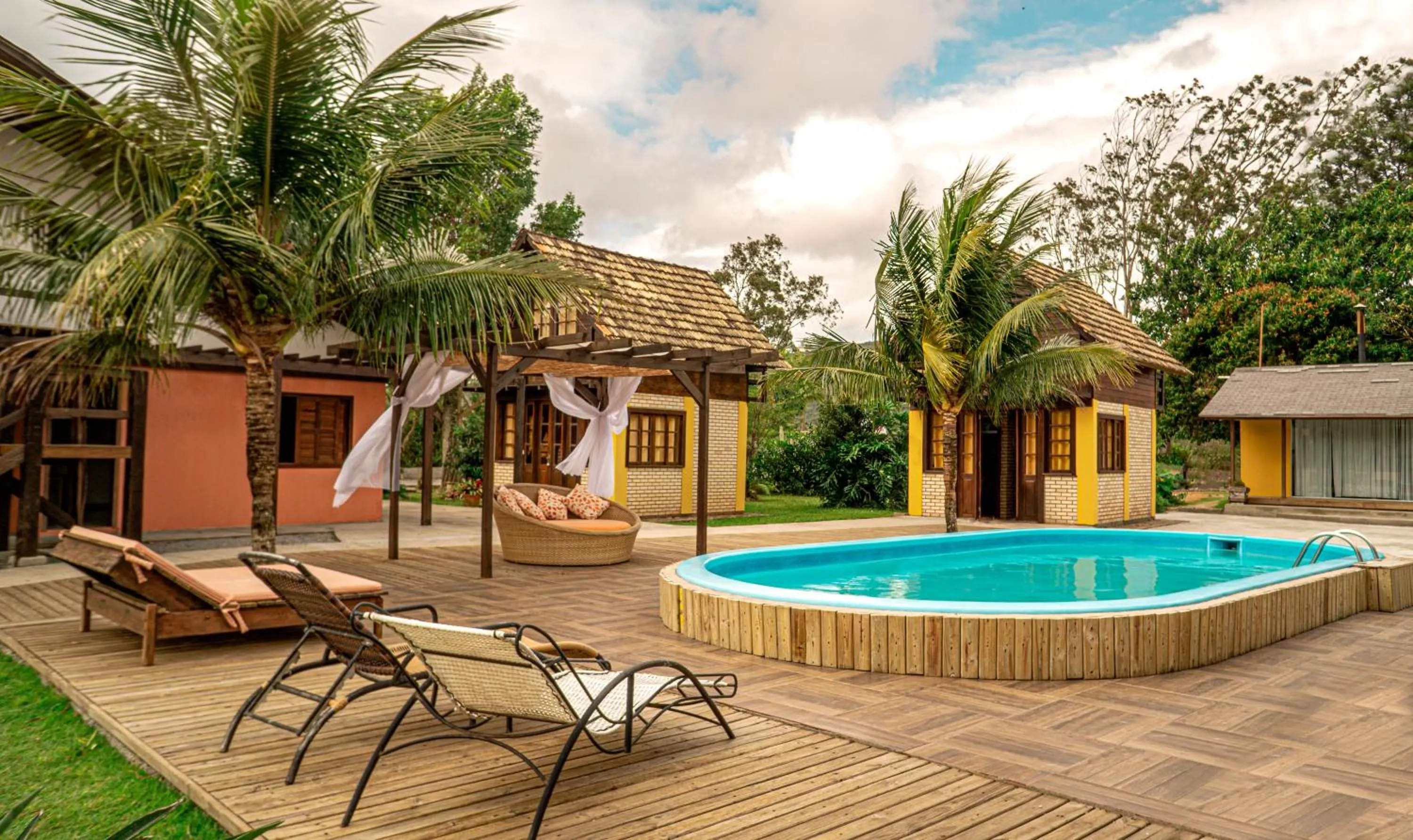 Swimming pool in Pousada Xaxá