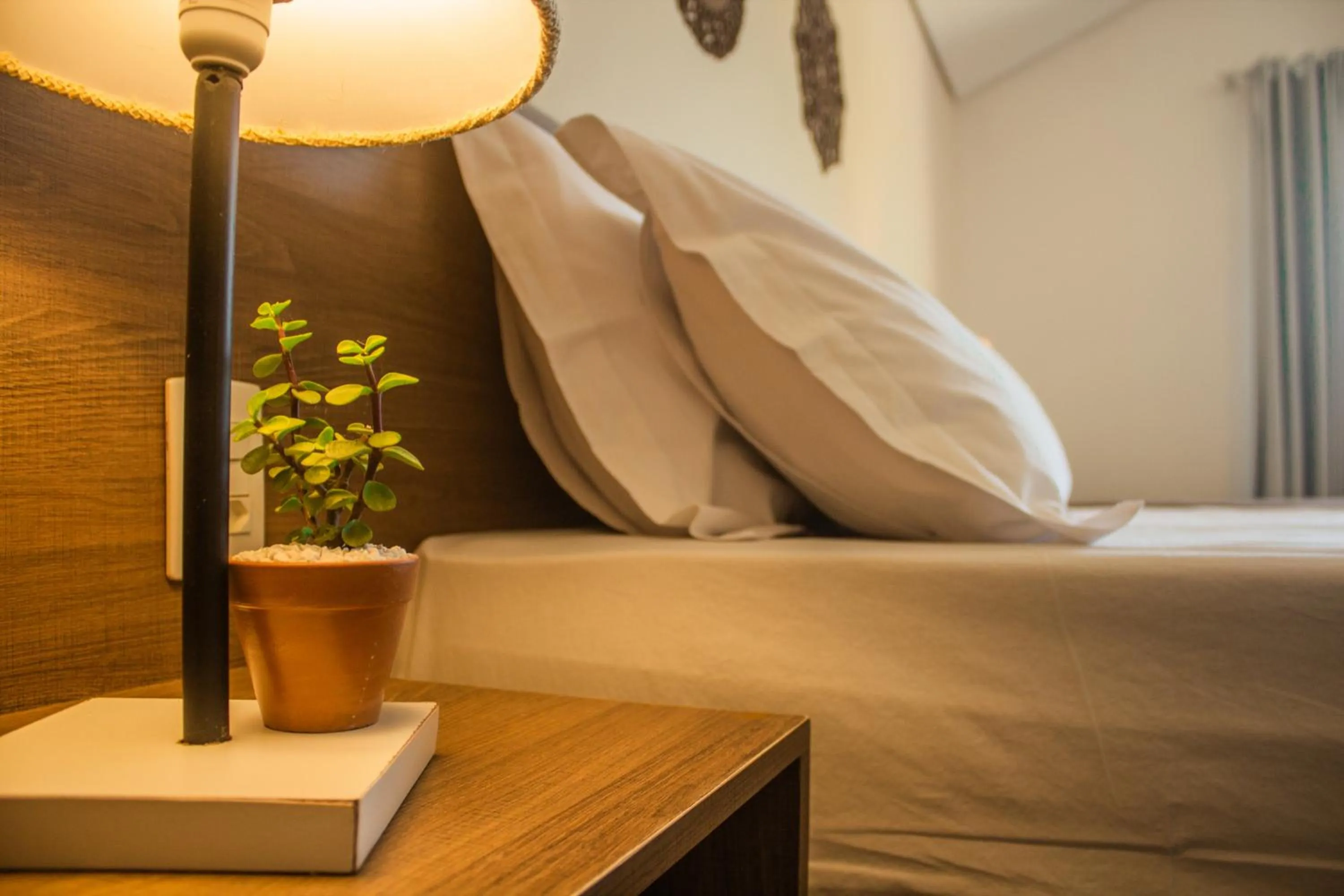 Bed in Pousada Xaxá