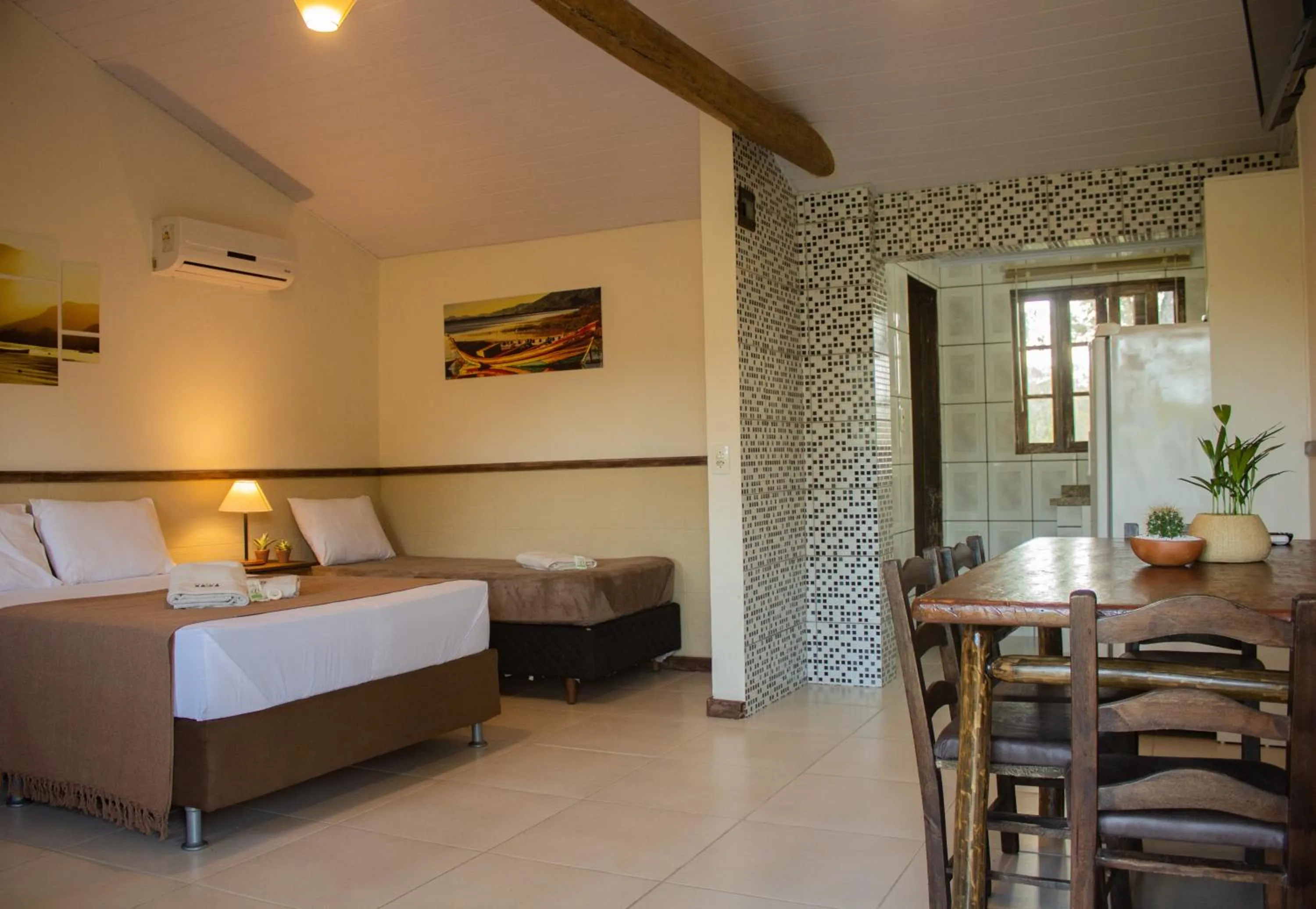 Bed in Pousada Xaxá