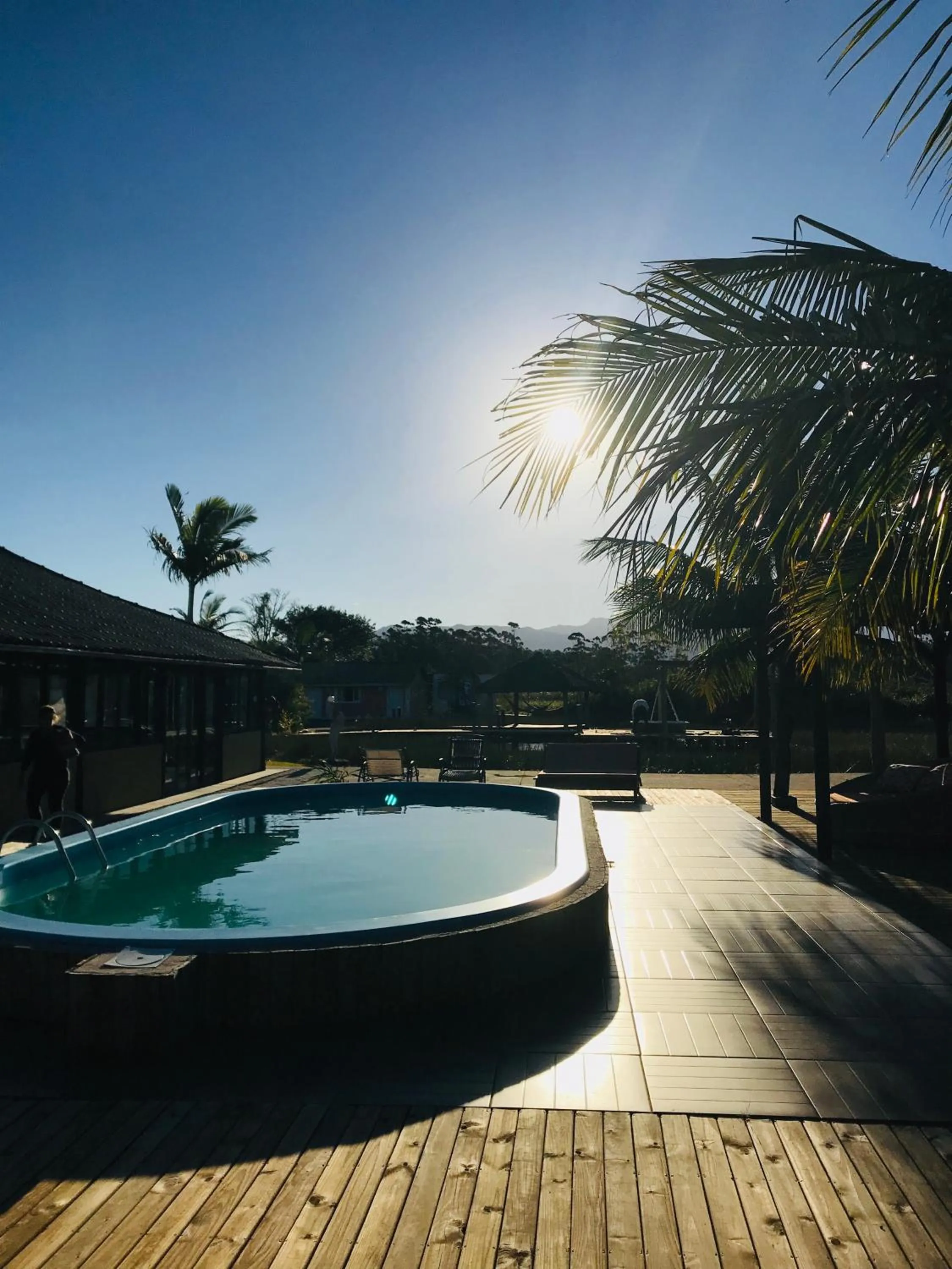 Swimming pool in Pousada Xaxá