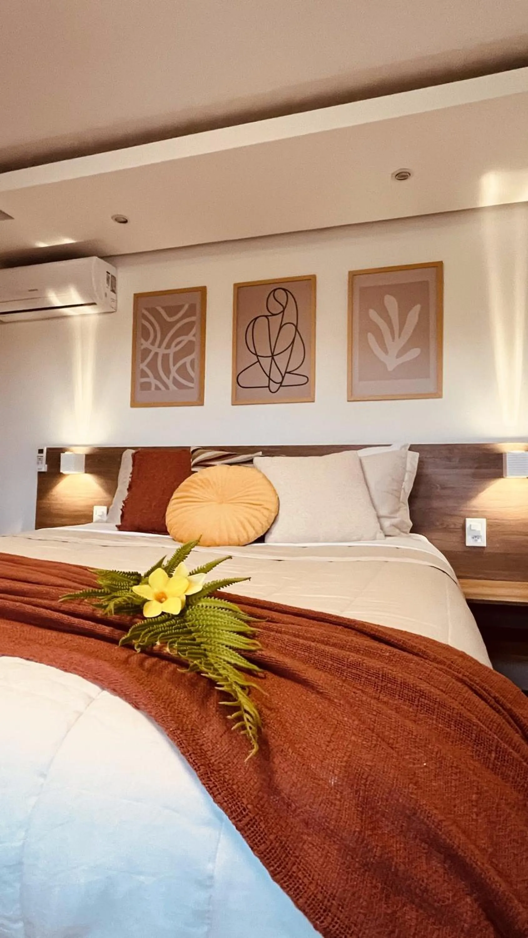 Bed in Pousada Xaxá