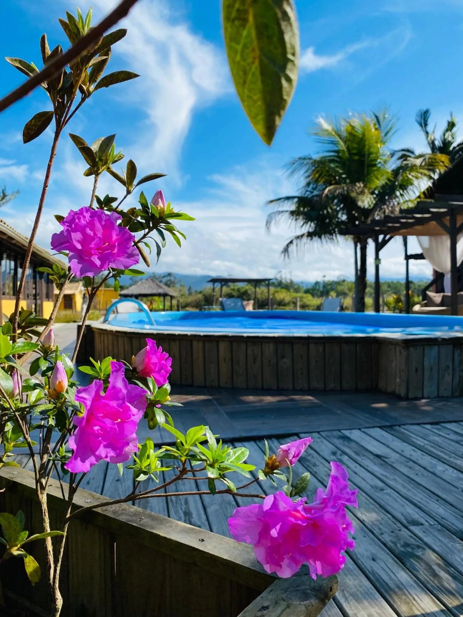Swimming pool in Pousada Xaxá