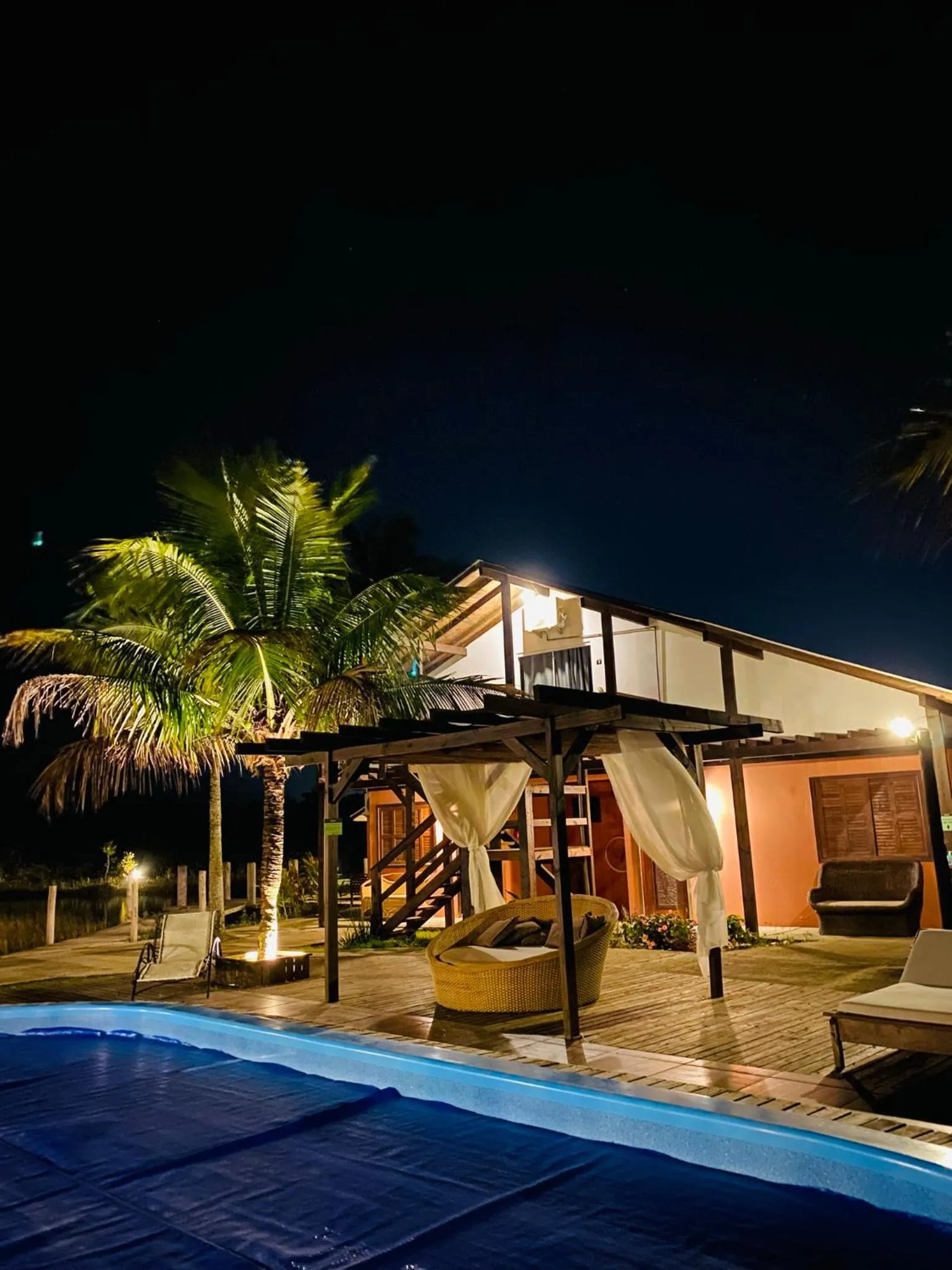 Swimming pool in Pousada Xaxá