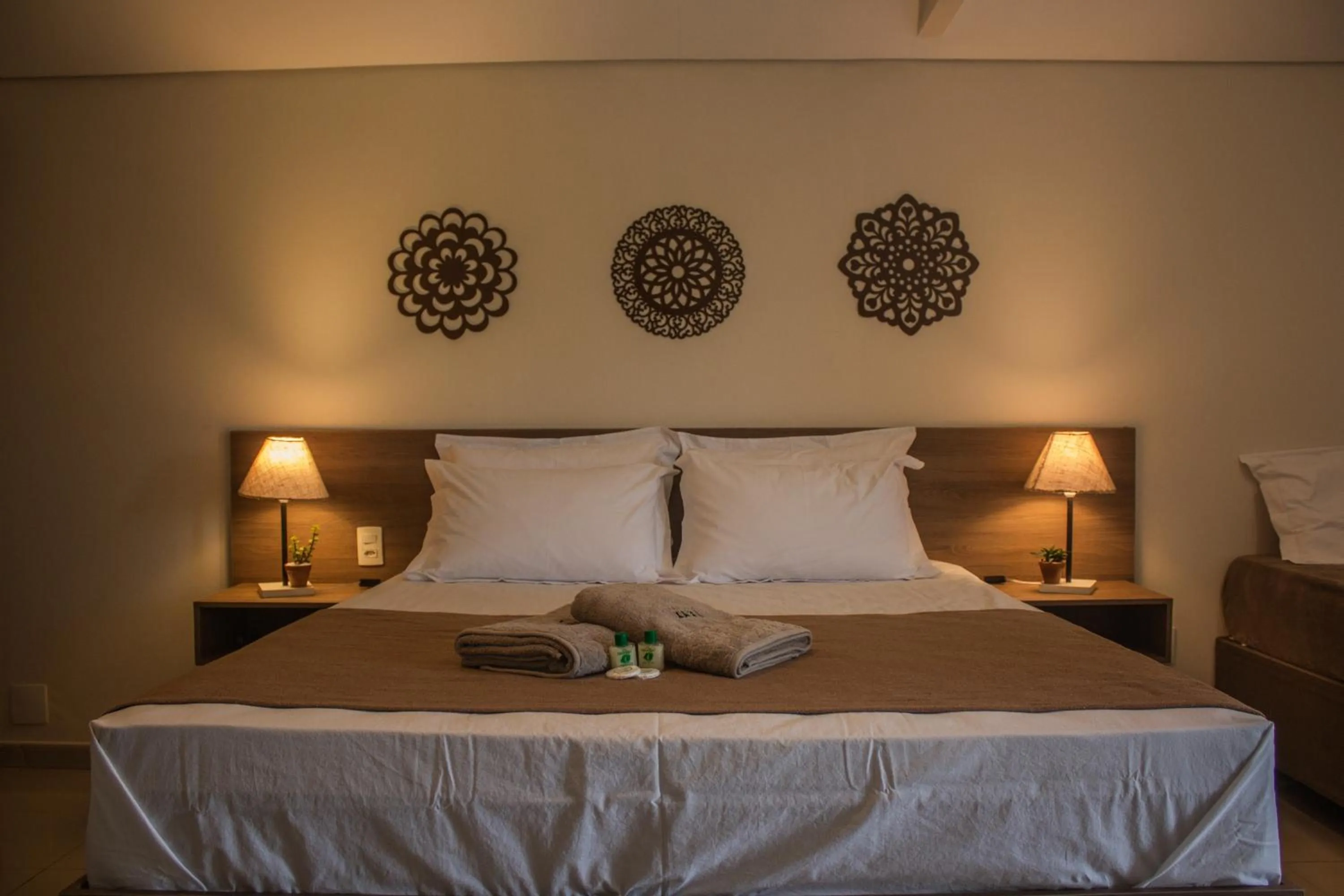 Bed in Pousada Xaxá