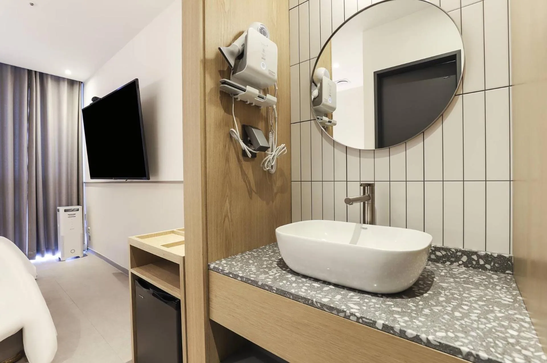 Bed in Wonju Brown Dot Hotel Corporate city