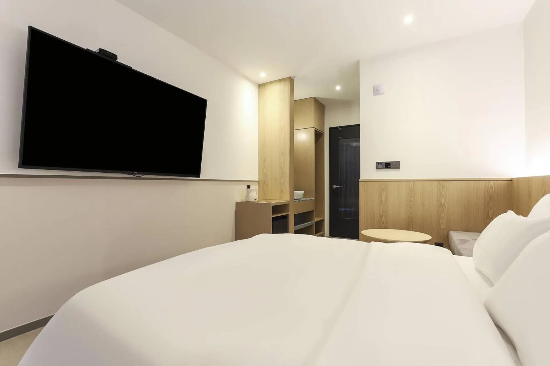 Bed in Wonju Brown Dot Hotel Corporate city
