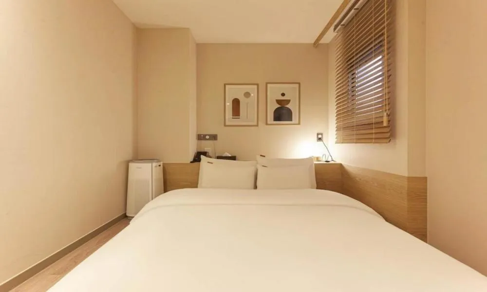Bed in Wonju Brown Dot Hotel Corporate city