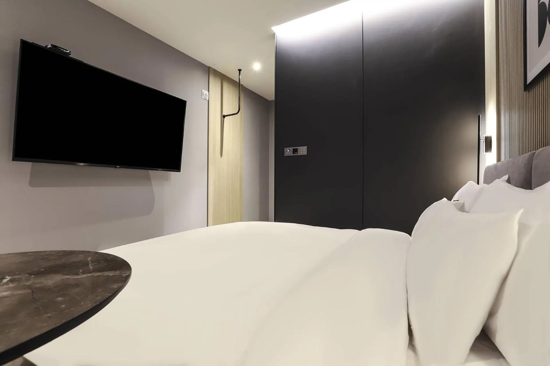 Bed in Wonju Brown Dot Hotel Corporate city