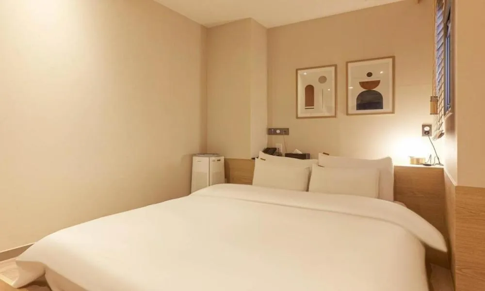 Bed in Wonju Brown Dot Hotel Corporate city