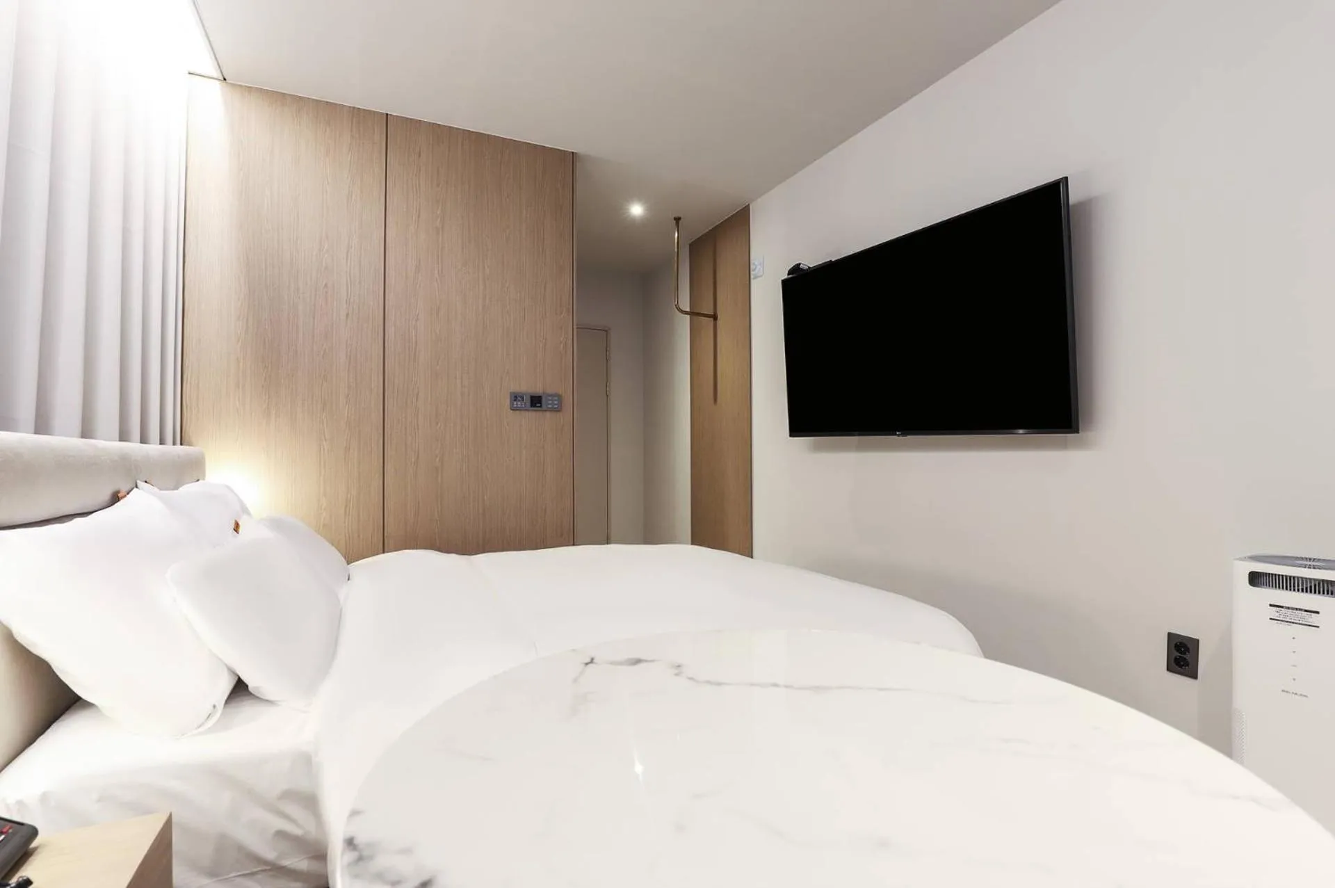 Bed in Wonju Brown Dot Hotel Corporate city