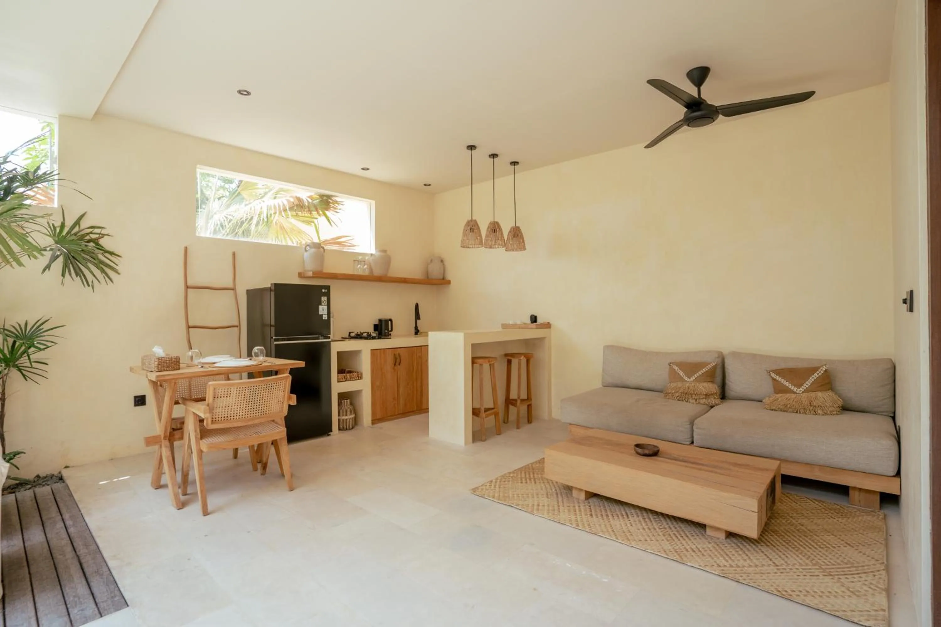 Kitchen or kitchenette in Olea Villas Resort