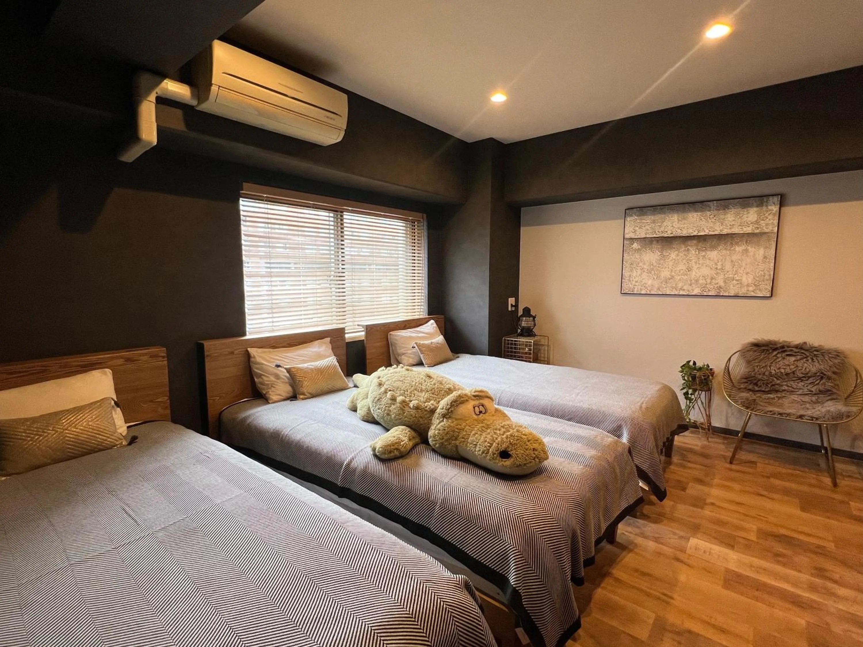 Bedroom, Bed in Inn The Omotesando