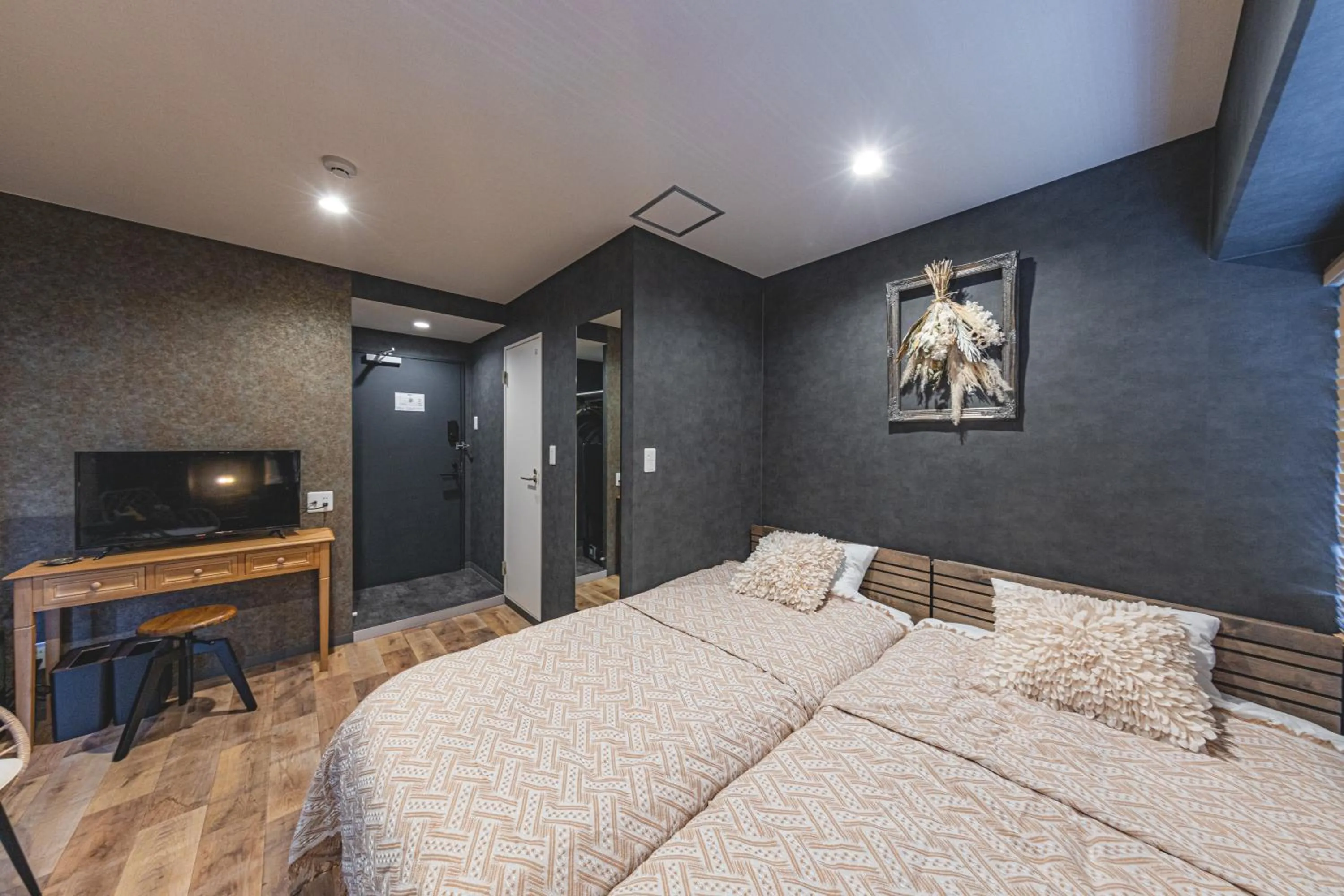 Bedroom, Bed in Inn The Omotesando