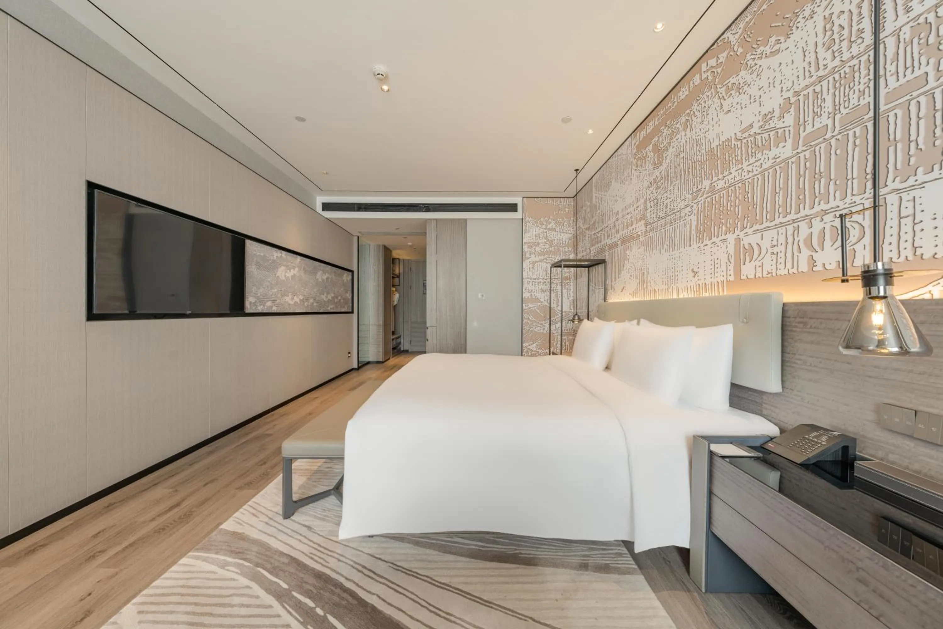 Bed in Yunheyebo Hotel - South Gate of Bell and Drum Tower