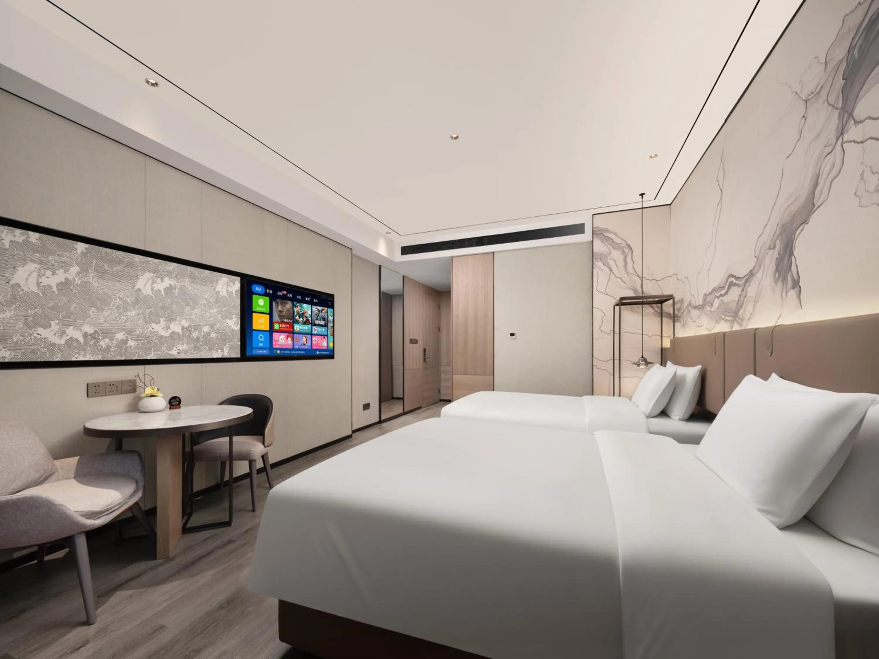 Bed in Yunheyebo Hotel - South Gate of Bell and Drum Tower