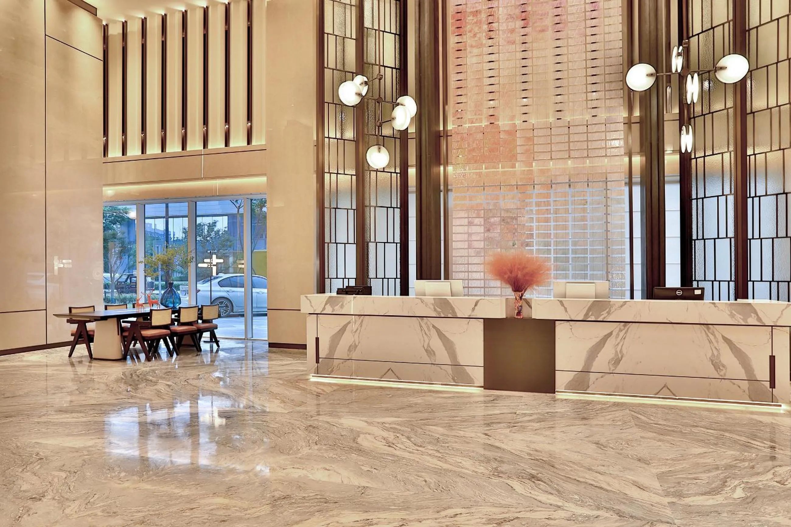 Seating area in SSAW Boutique Hotel Yingyang