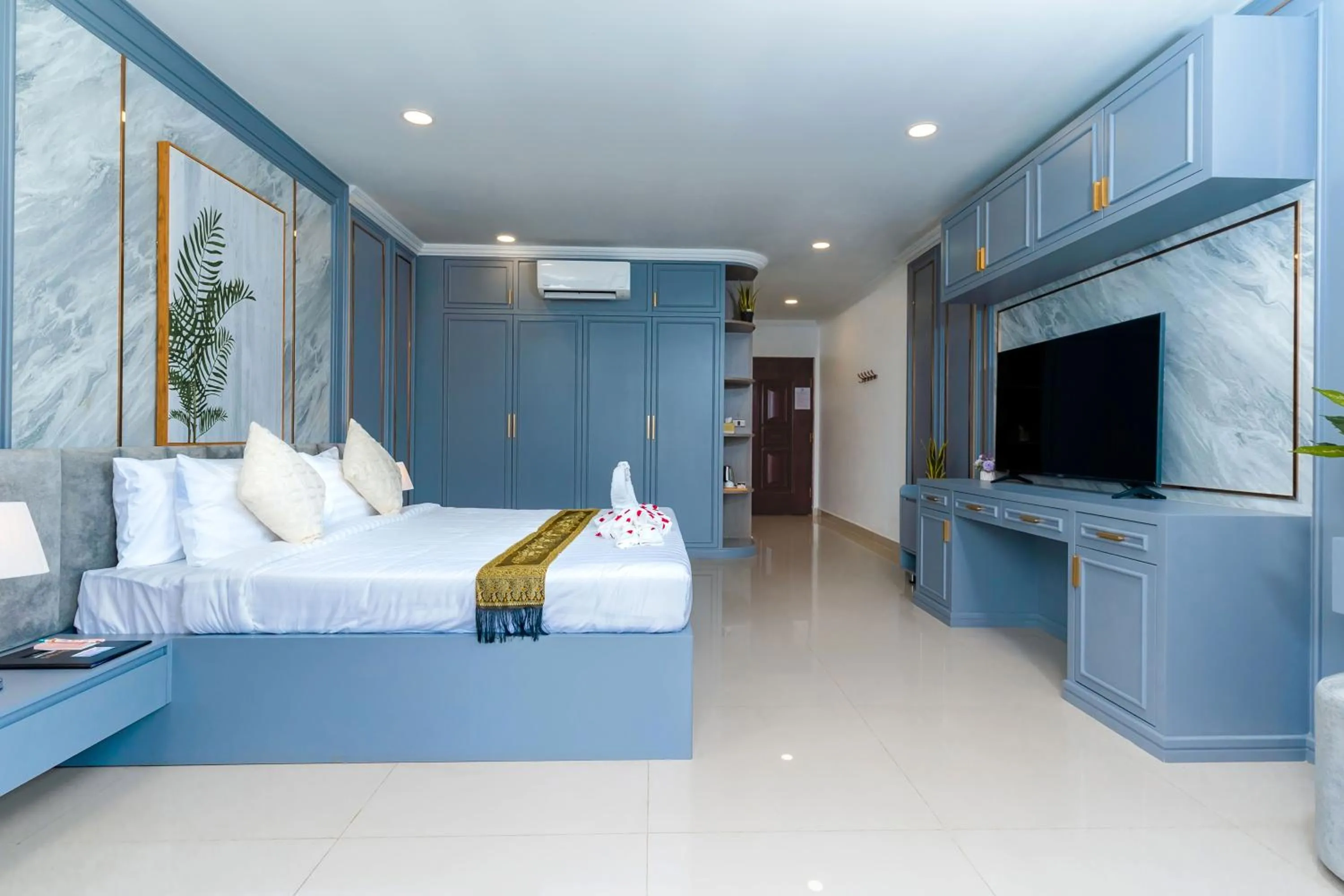 Bed in Sarah Guest House