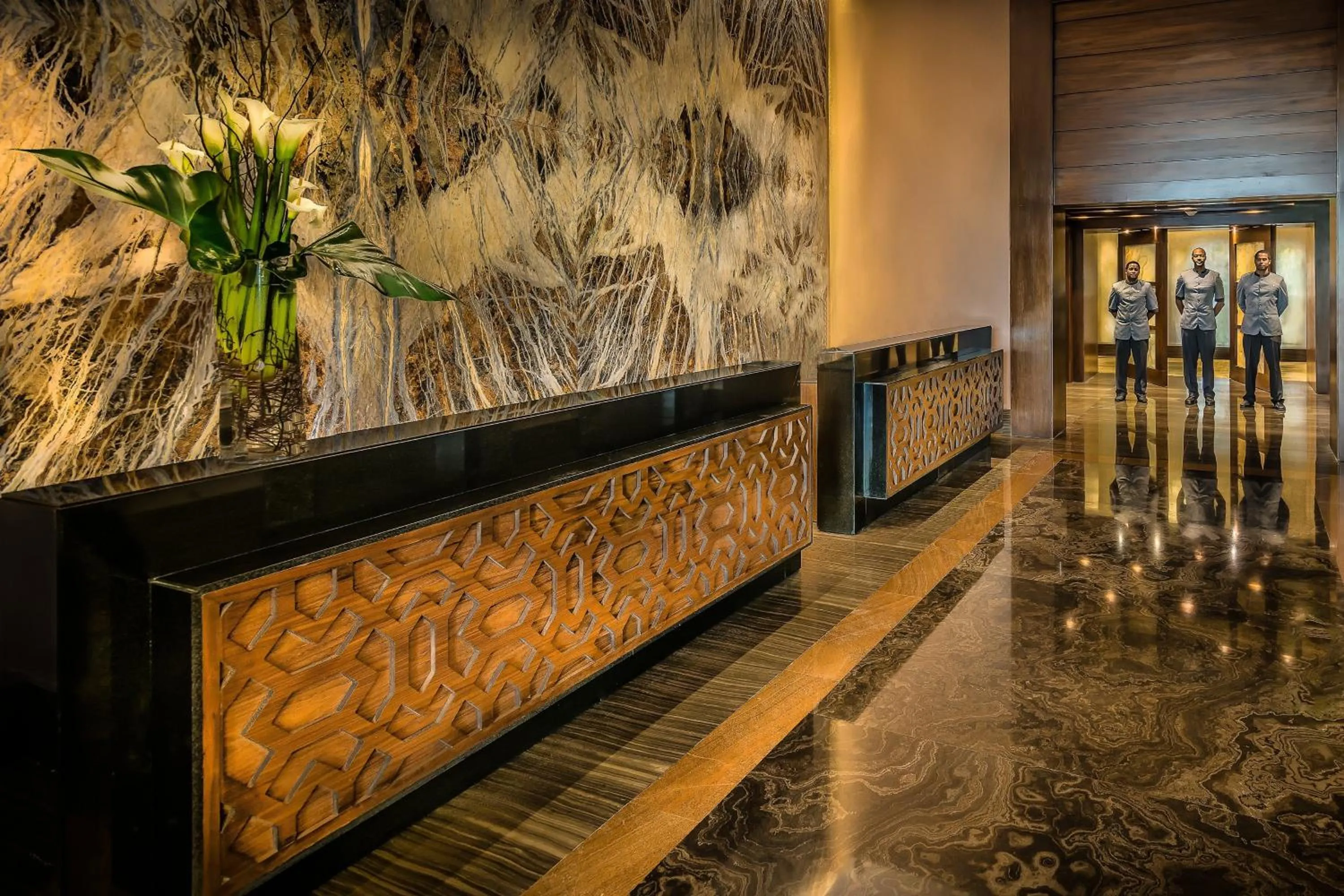 Lobby or reception in JW Marriott Hotel Santo Domingo