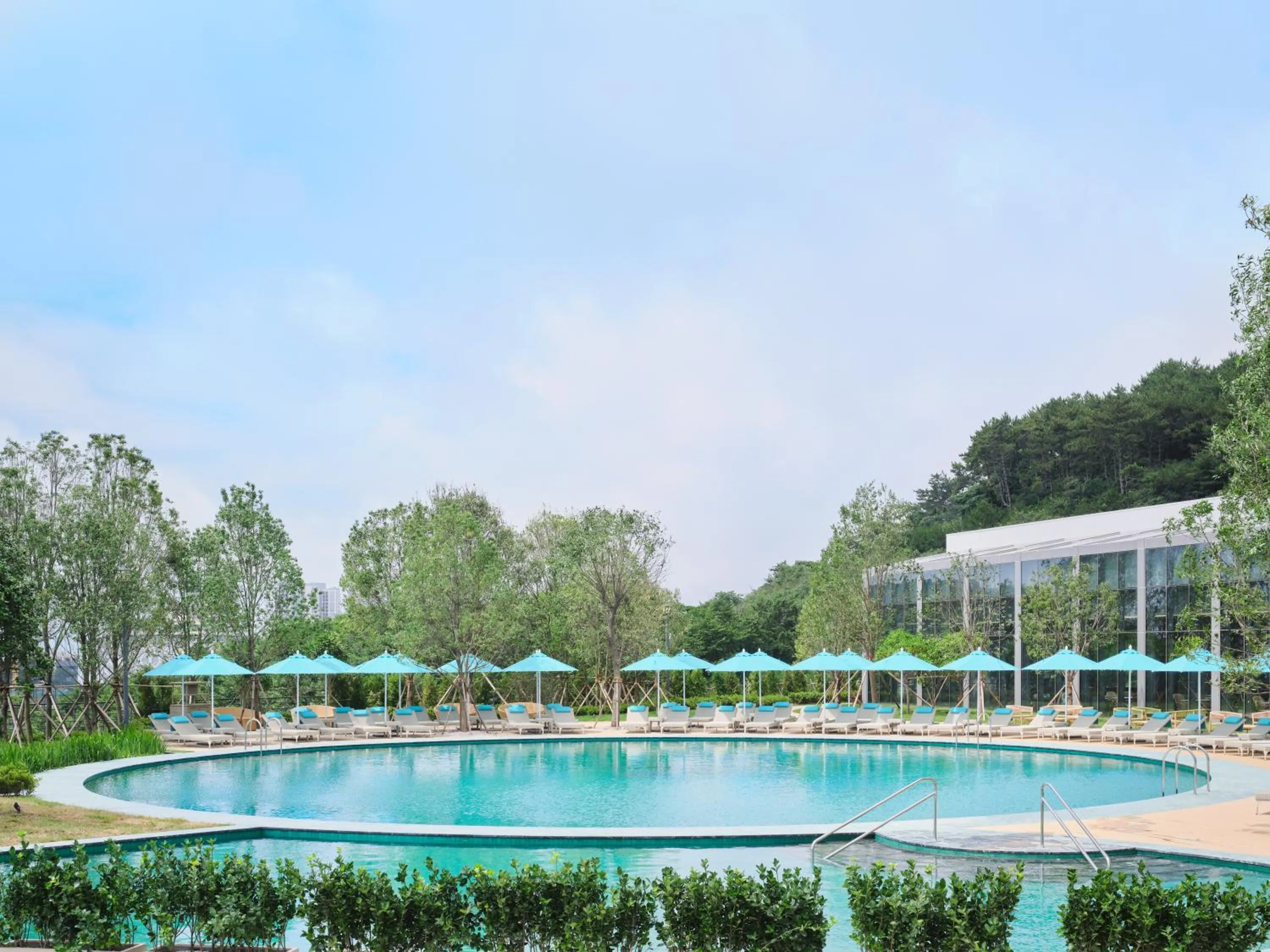 Swimming pool in Ananti at Busan Village
