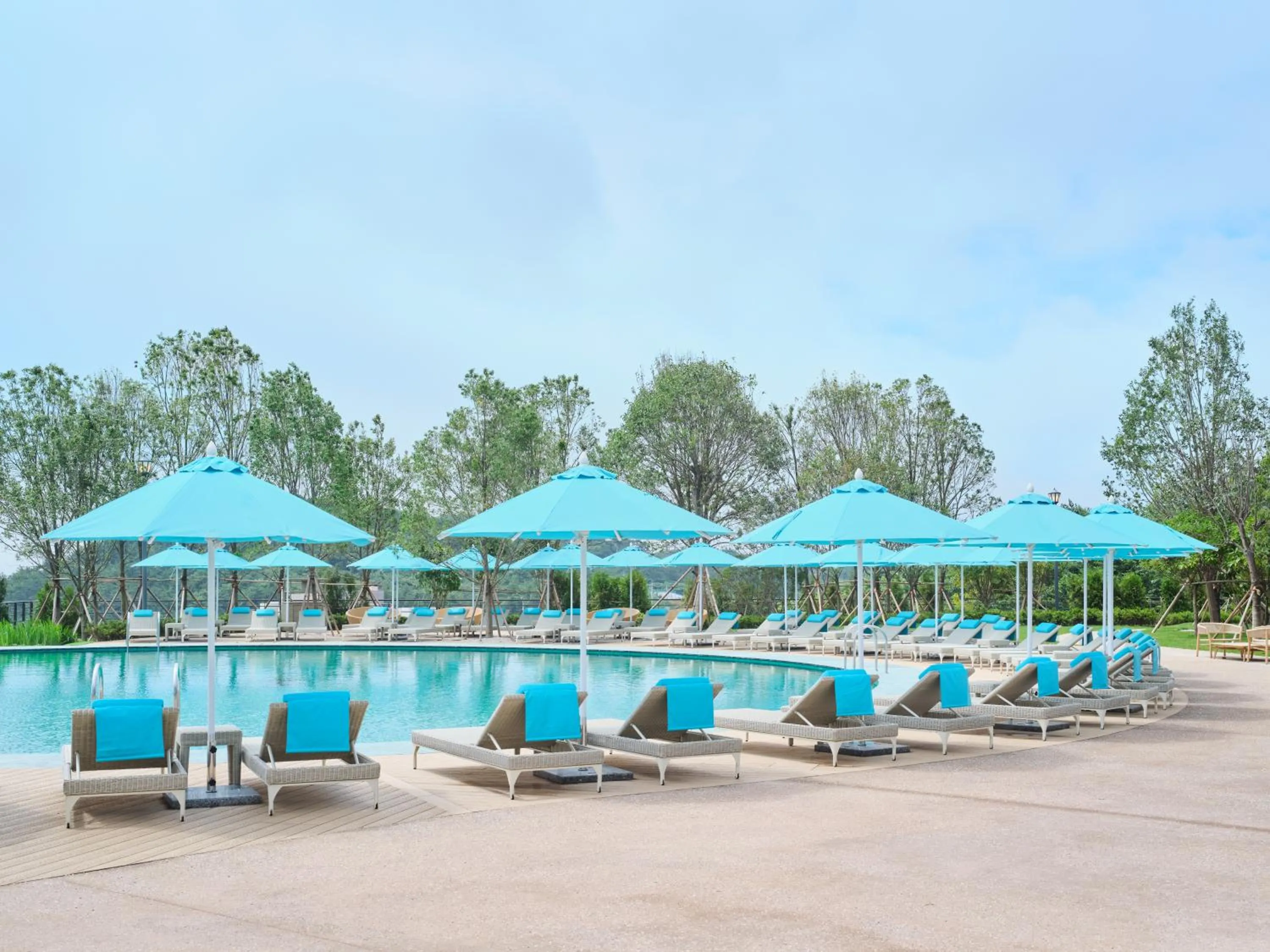 Swimming pool in Ananti at Busan Village