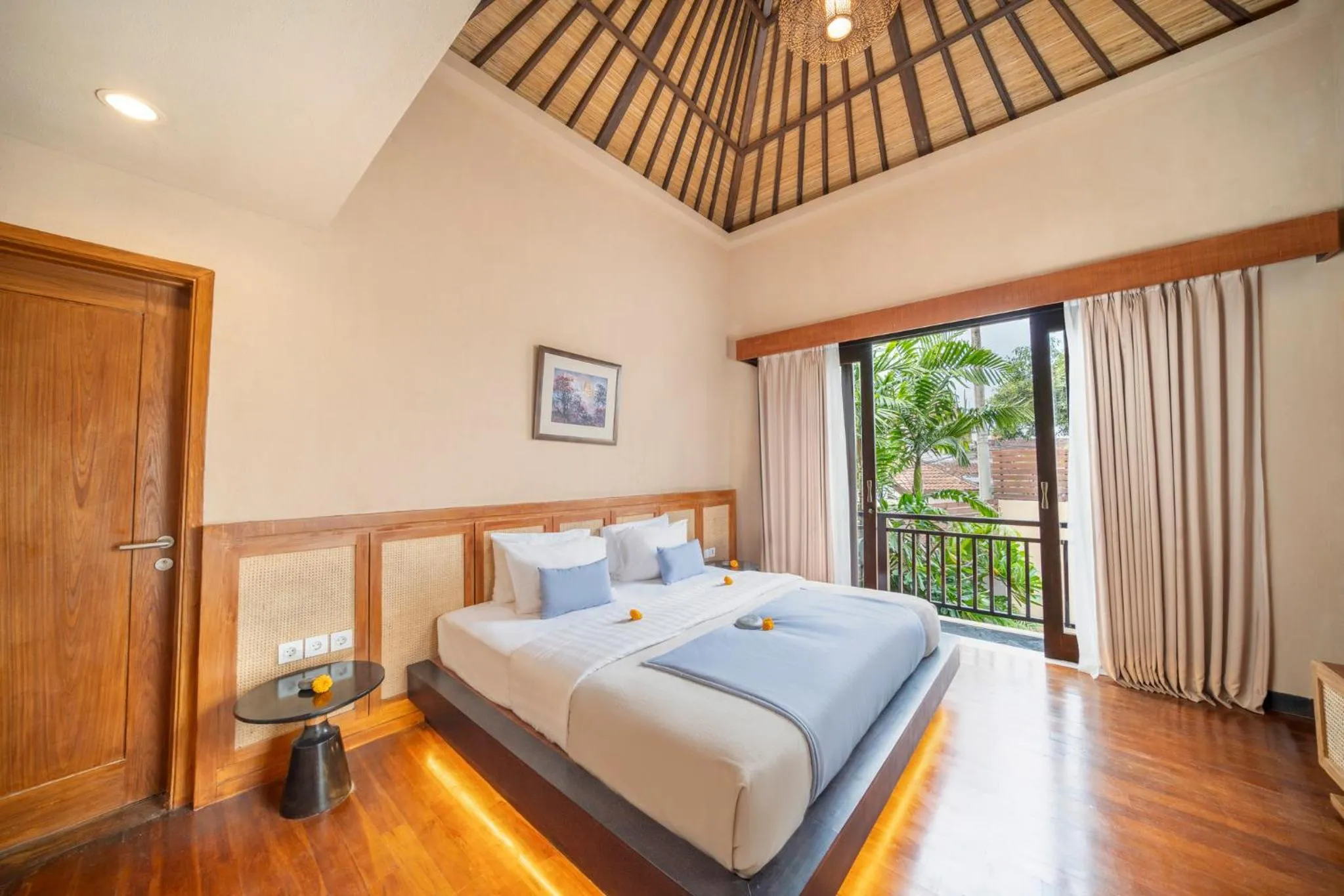 Bedroom, Bed in Canggu Circle Villa by Ini Vie Hospitality