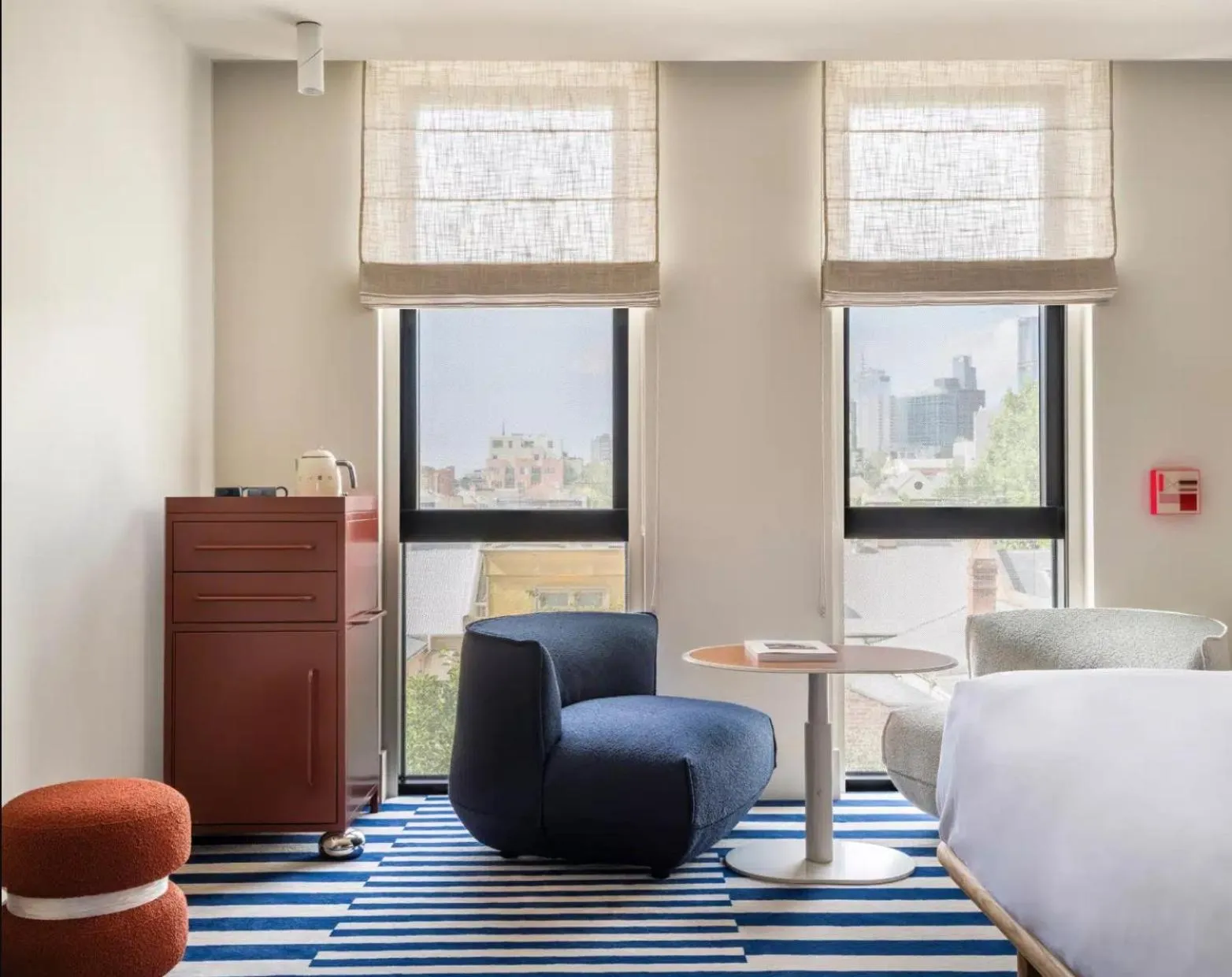 Seating area, Bed in The StandardX, Melbourne