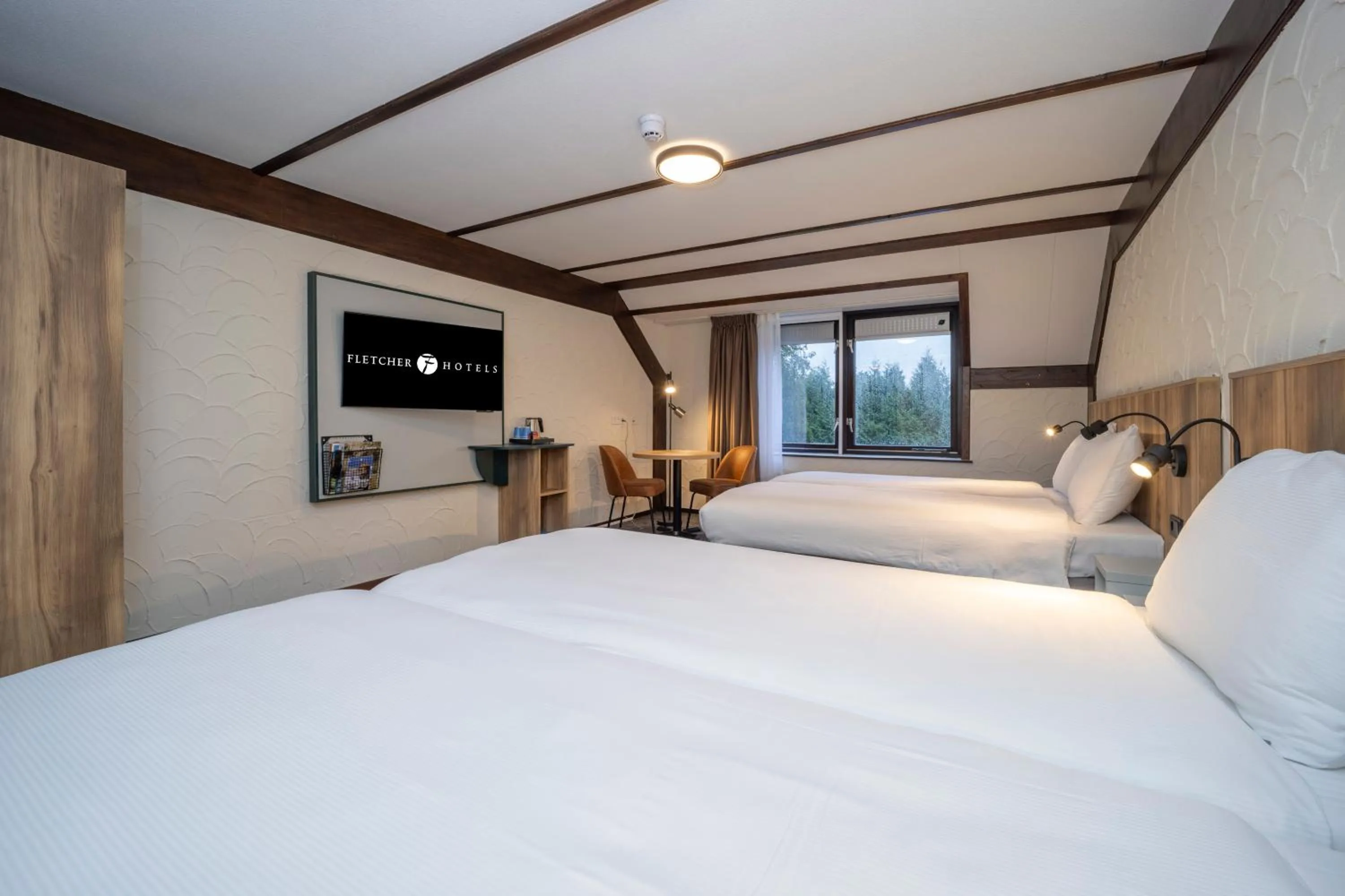 Bedroom, Bed in Fletcher Hotel-Restaurant de Witte Brug