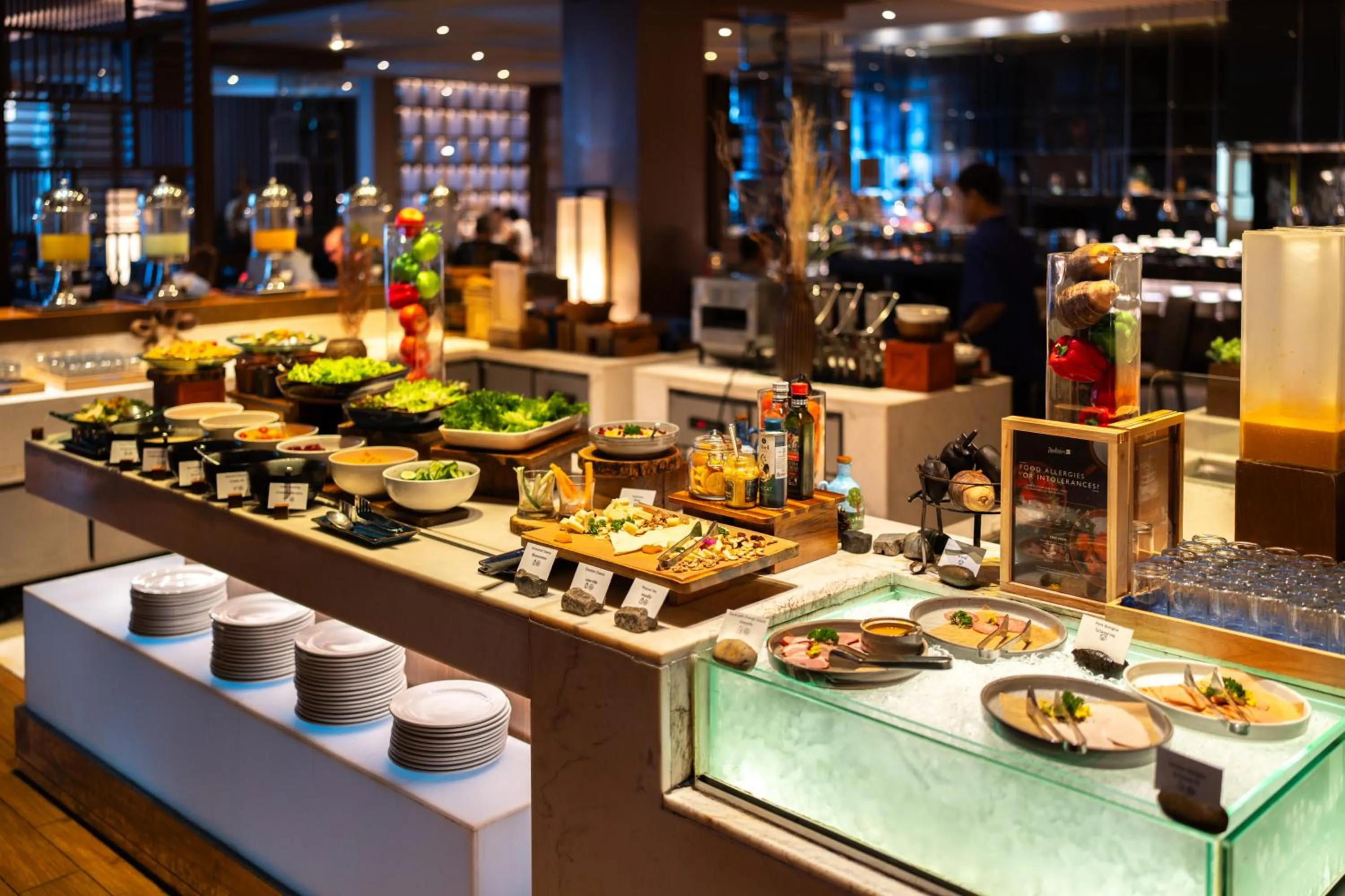 Breakfast in Radisson Blu Plaza Bangkok