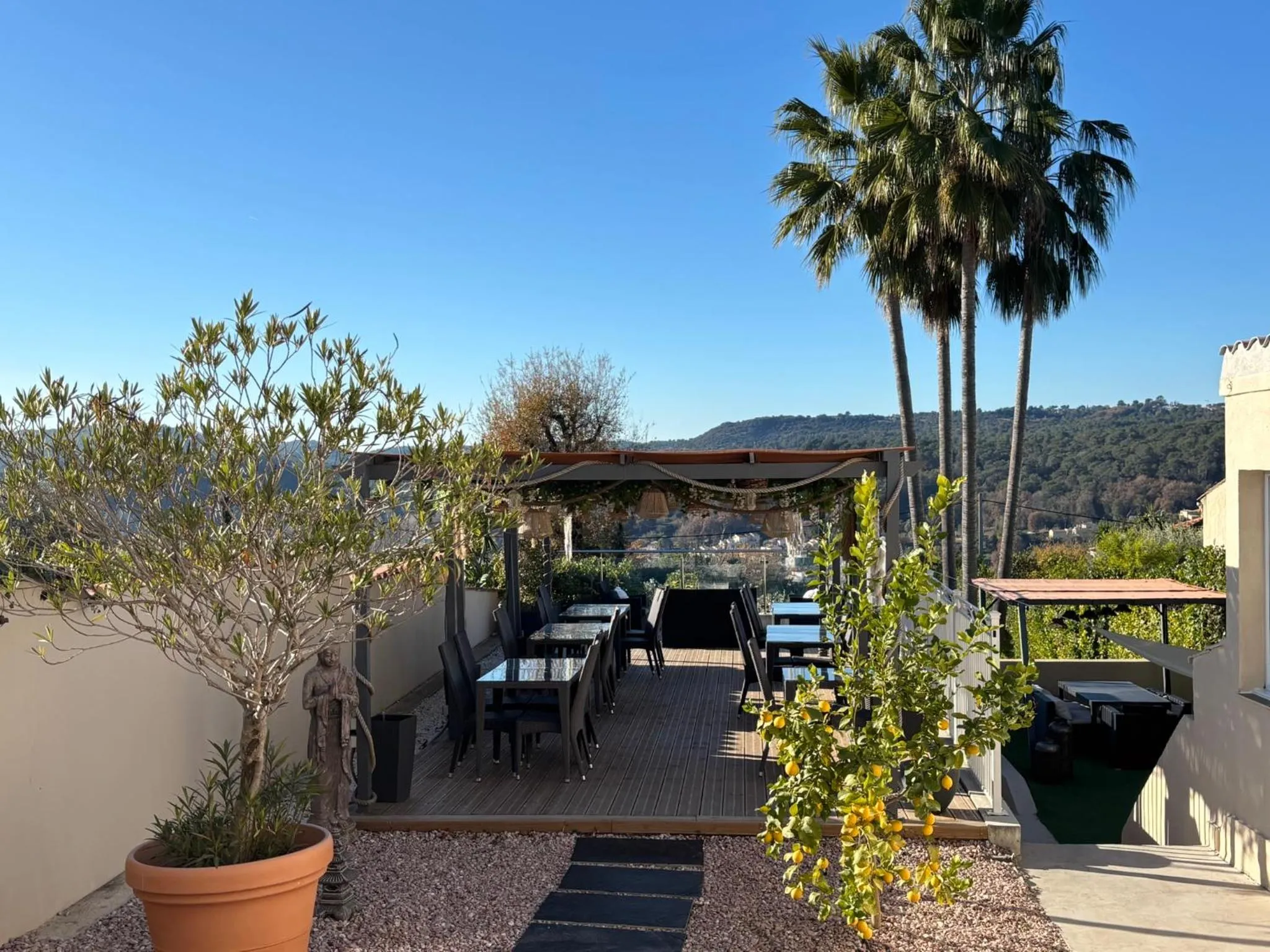 Patio in La Bastide Gourmande