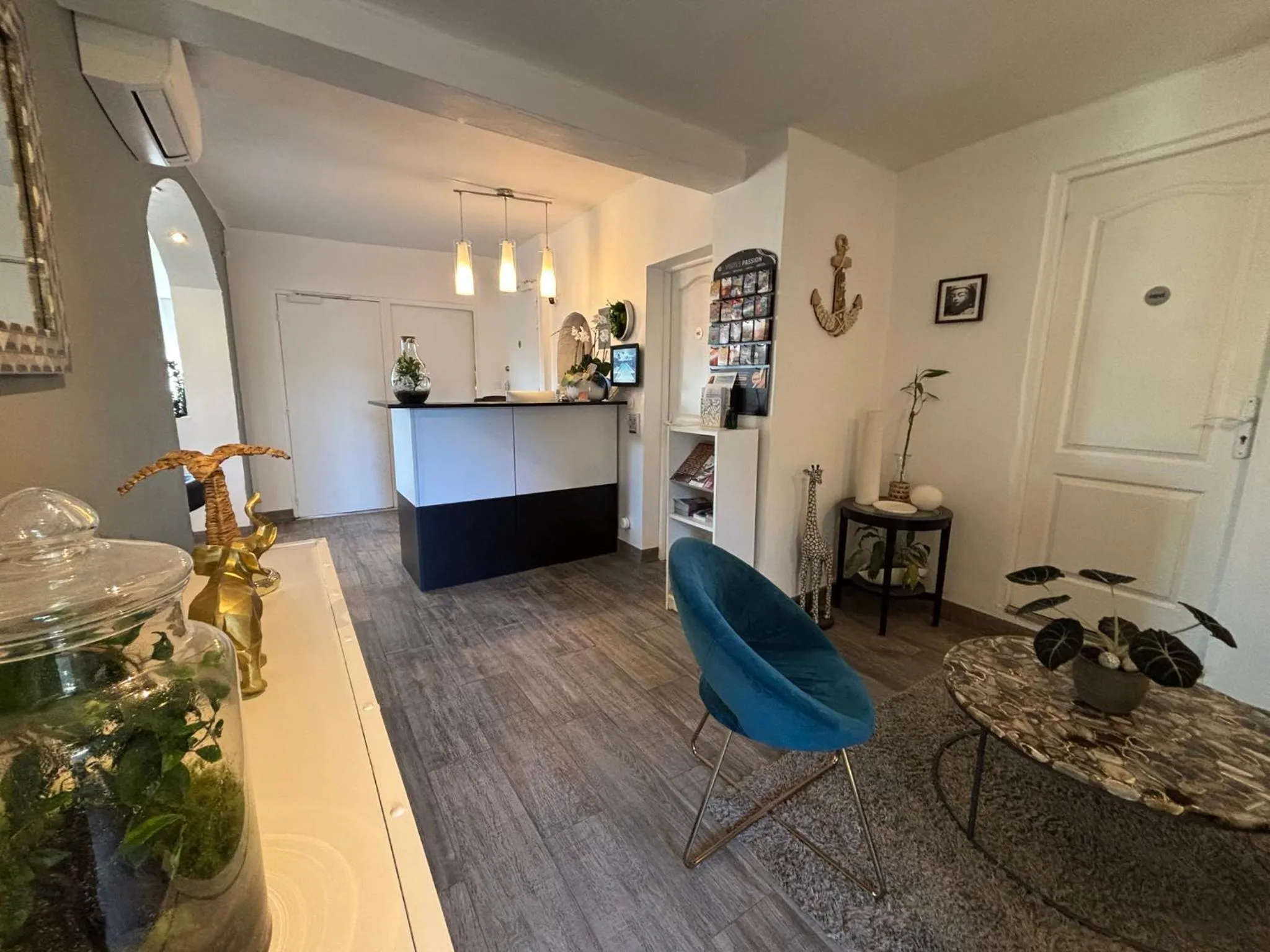 Lobby or reception in La Bastide Gourmande