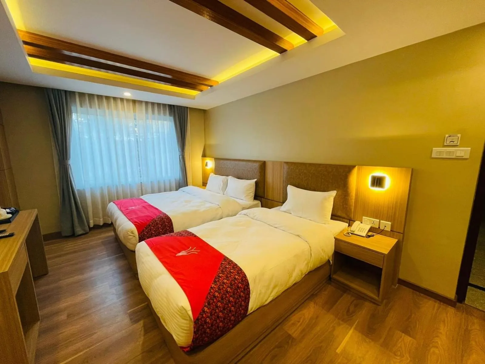 Bed in Hotel Aerocity