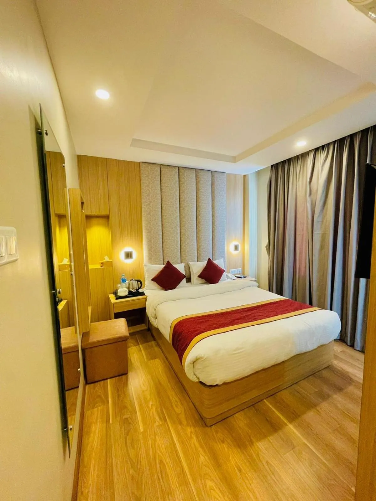 Bed in Hotel Aerocity