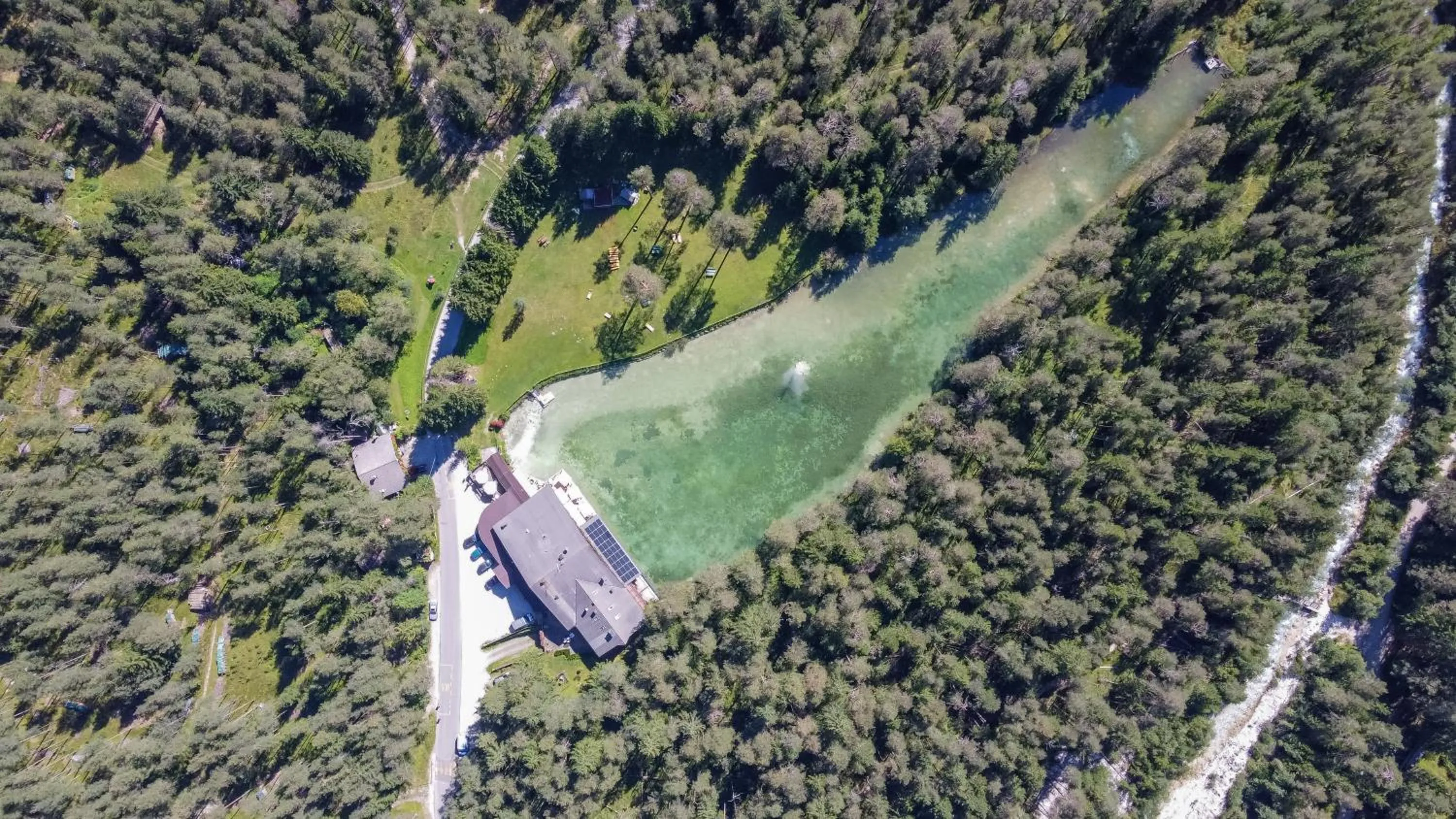 Natural landscape in Hotel Lago della Creta