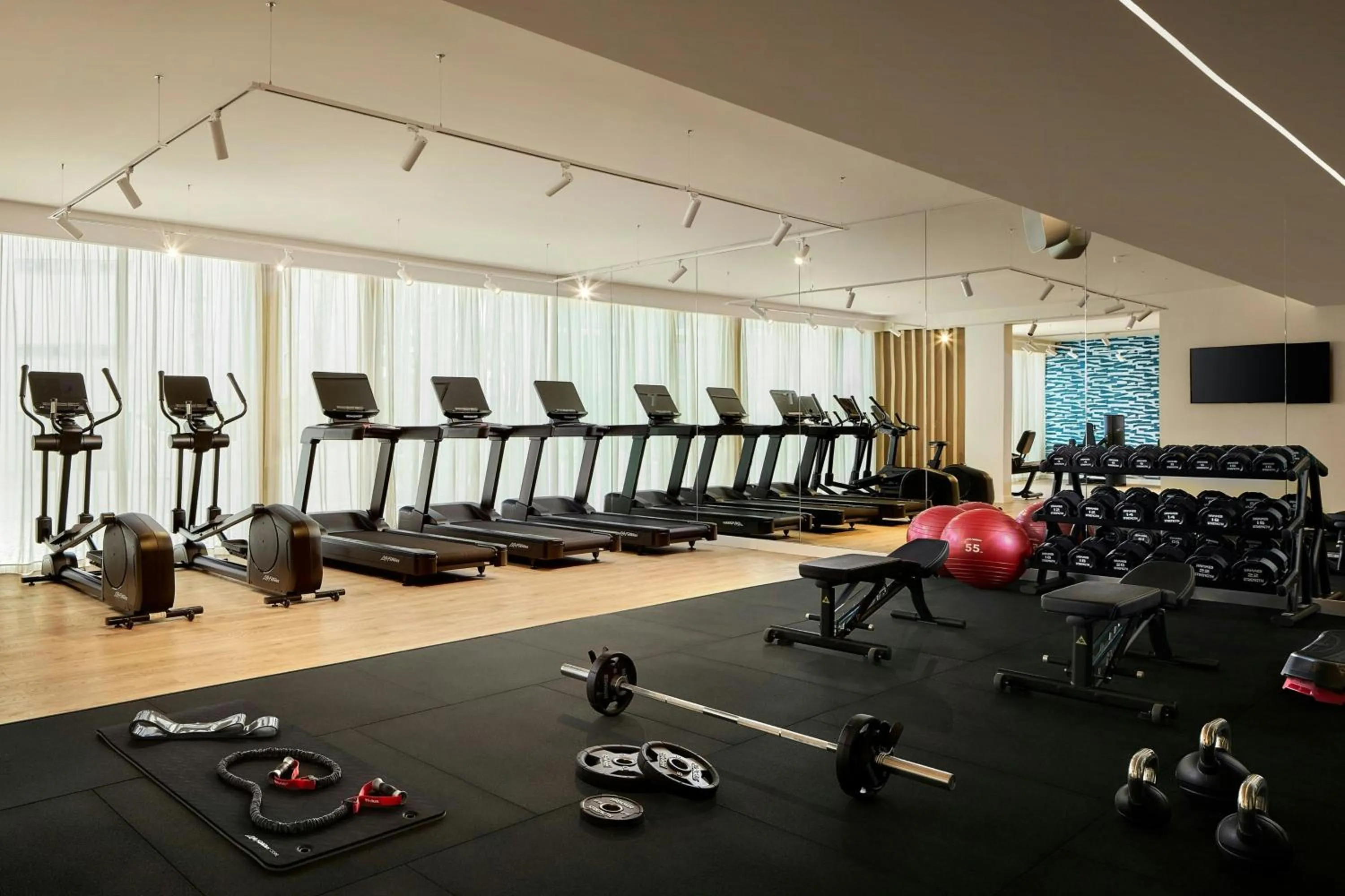 Fitness centre/facilities in Marriott Residences Salgados Resort, Algarve