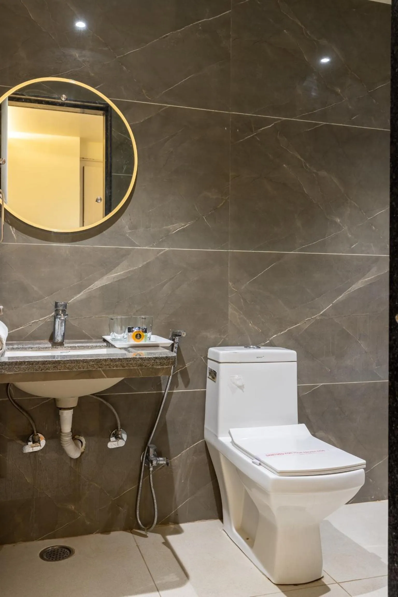 Toilet in Hotel Meghdoot, Bhopal