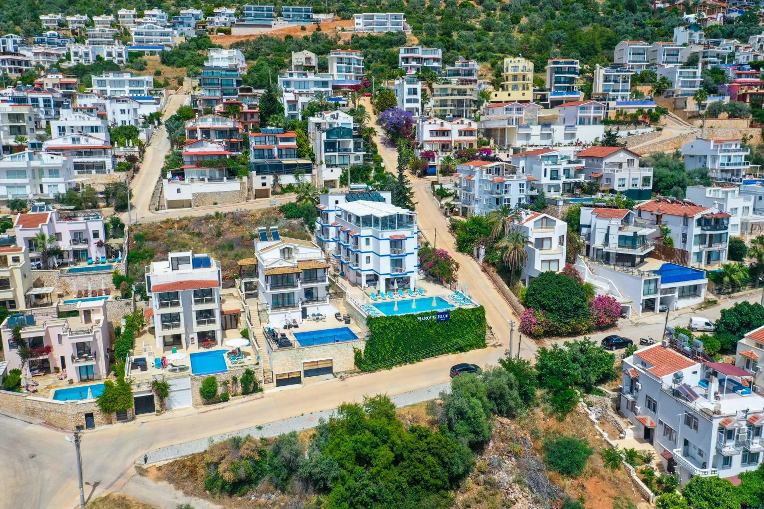 Property building in Marquis Blue Hotel