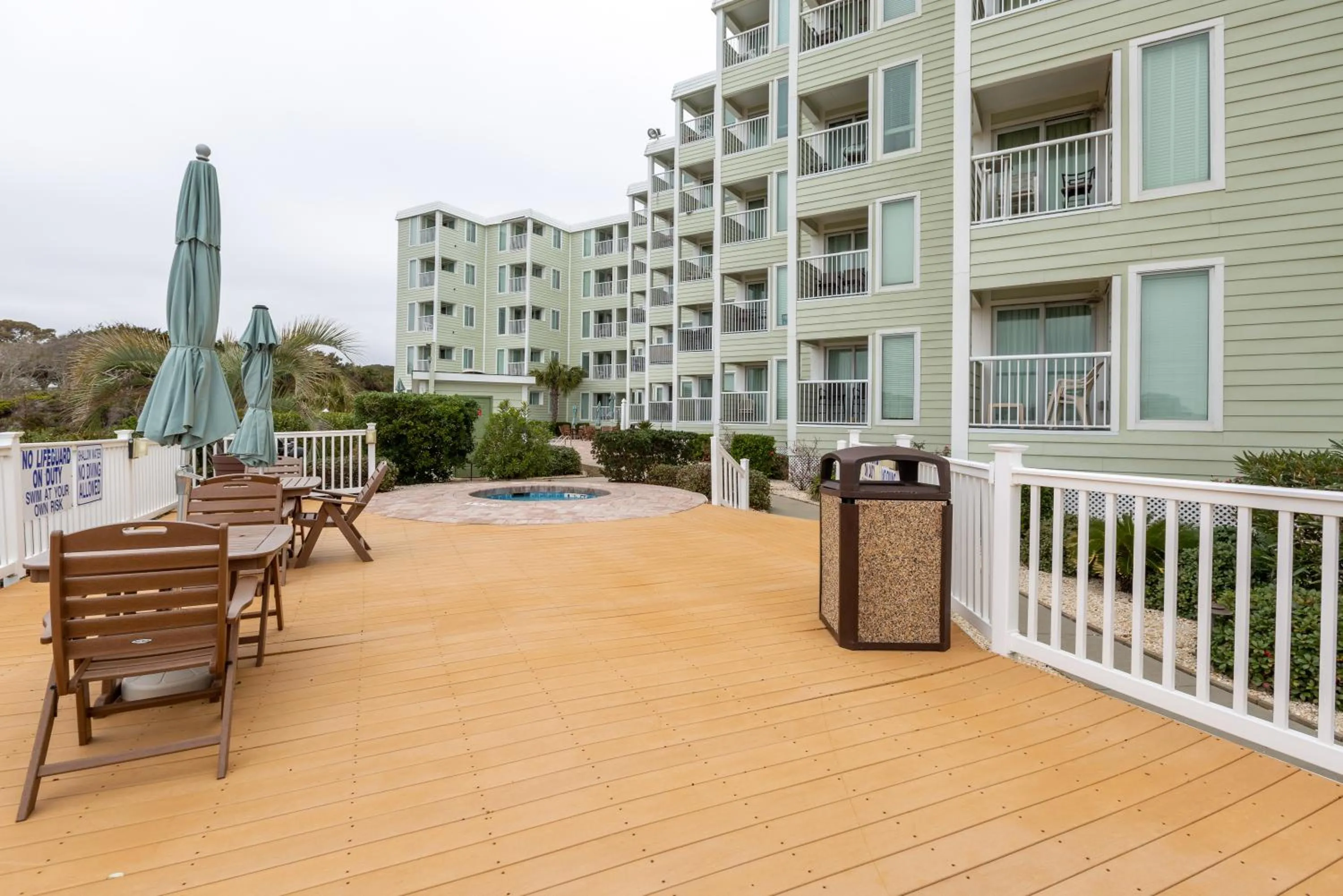 Patio in Sands Beach Club