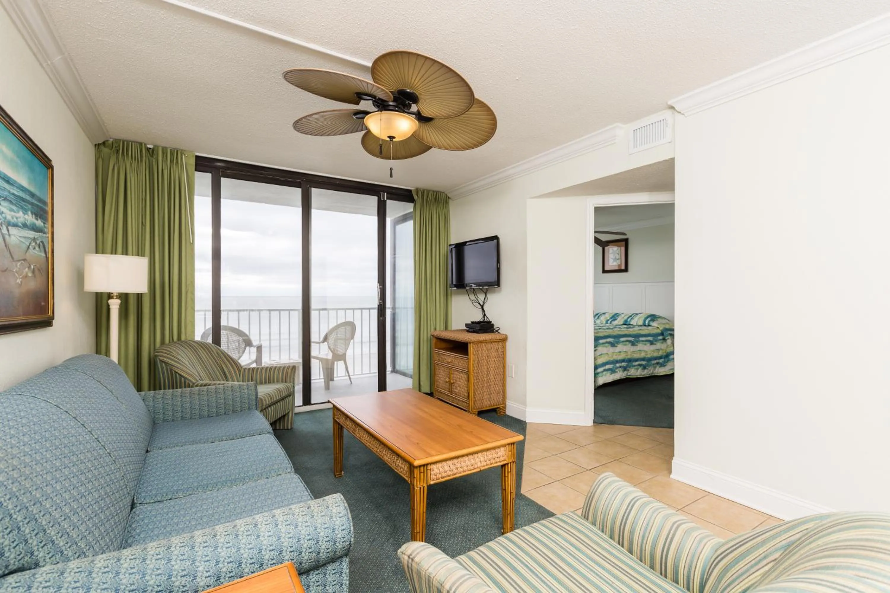 Living room, Bed in Sands Beach Club