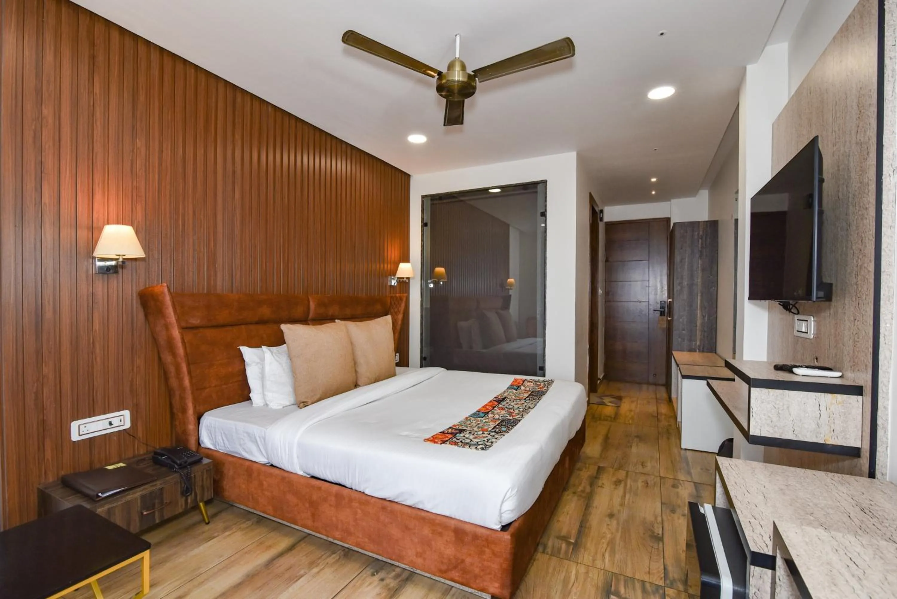 Bedroom, Bed in AH Grand Villa - Hotel Near Dalai Lama Temple