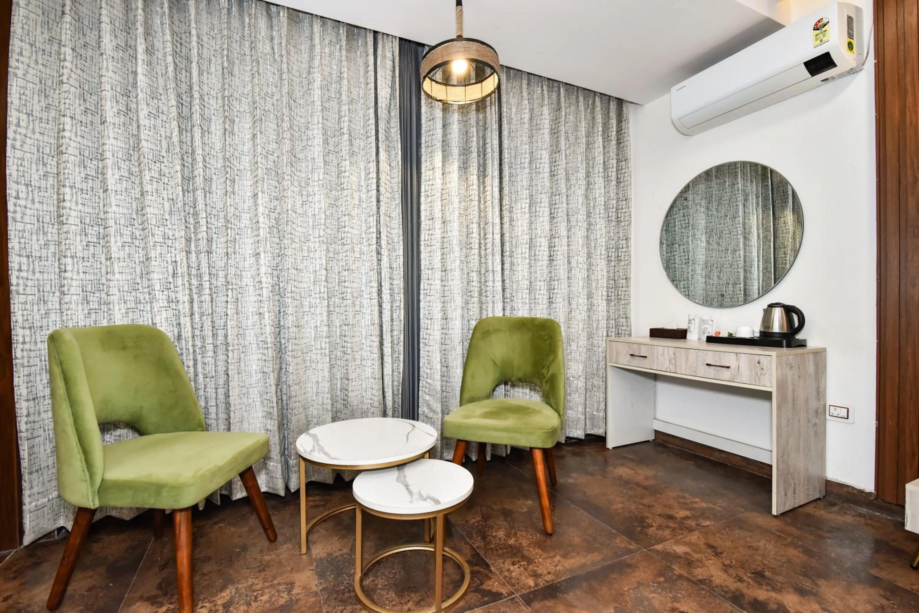 Seating area in AH Grand Villa - Hotel Near Dalai Lama Temple