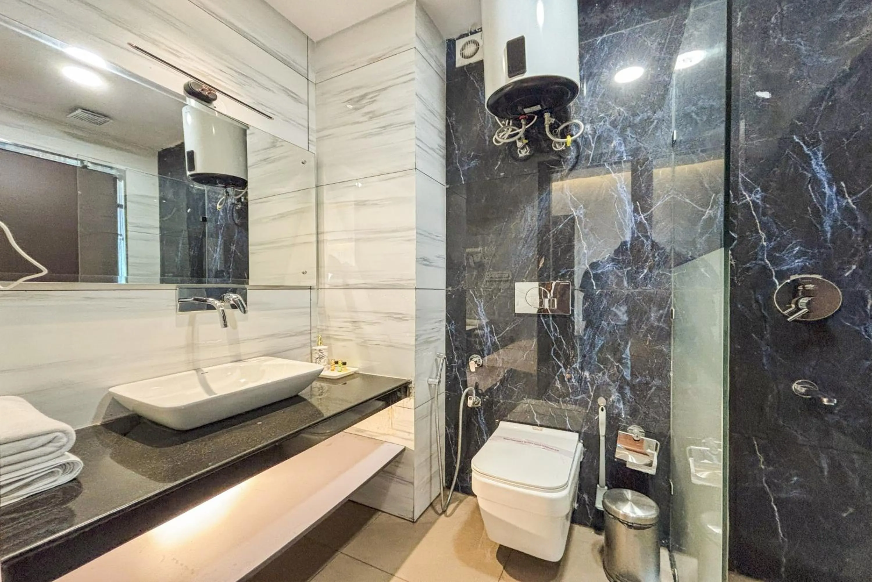 Bathroom in AH Grand Villa - Hotel Near Dalai Lama Temple