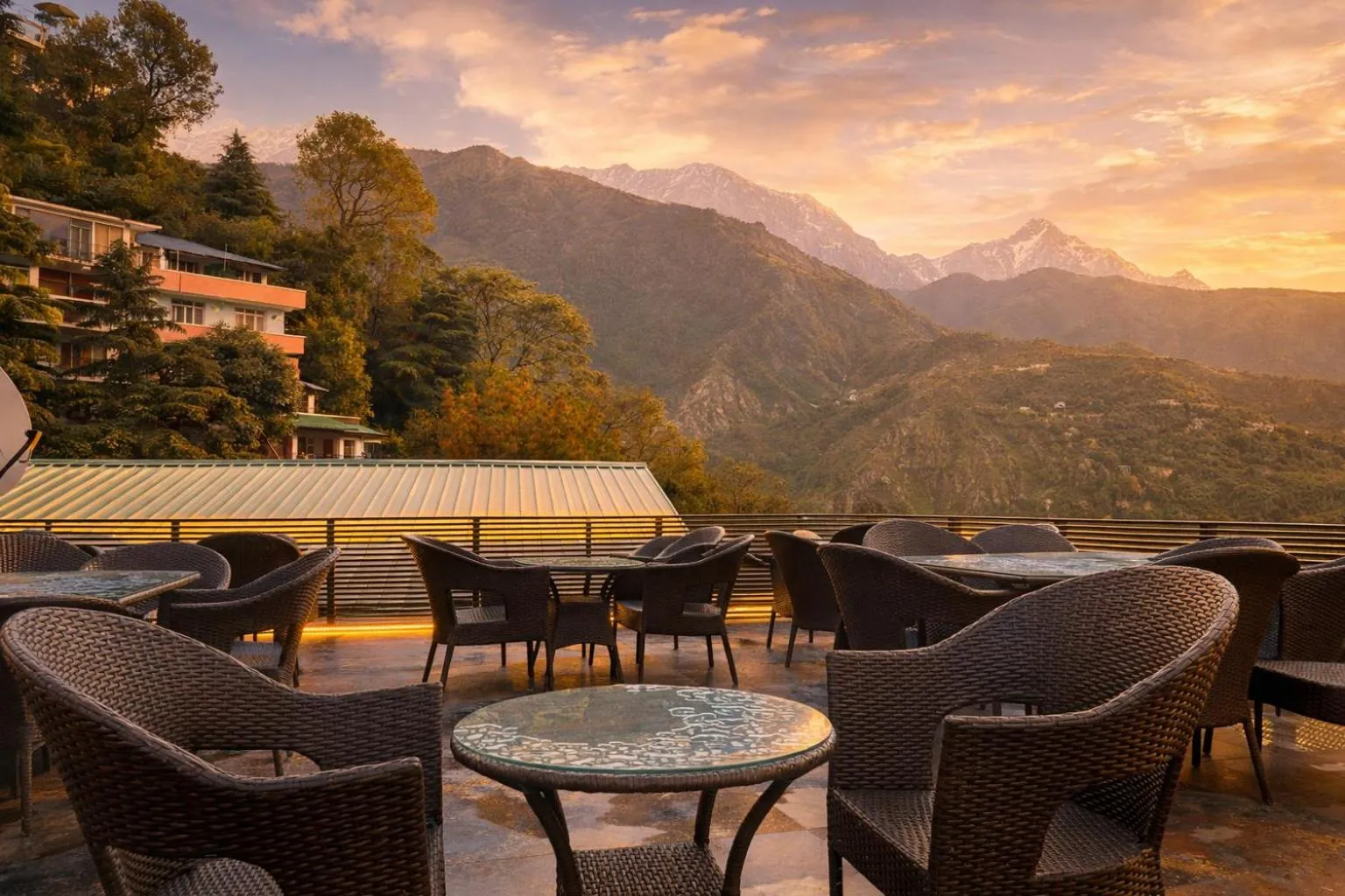Mountain view in AH Grand Villa - Hotel Near Dalai Lama Temple