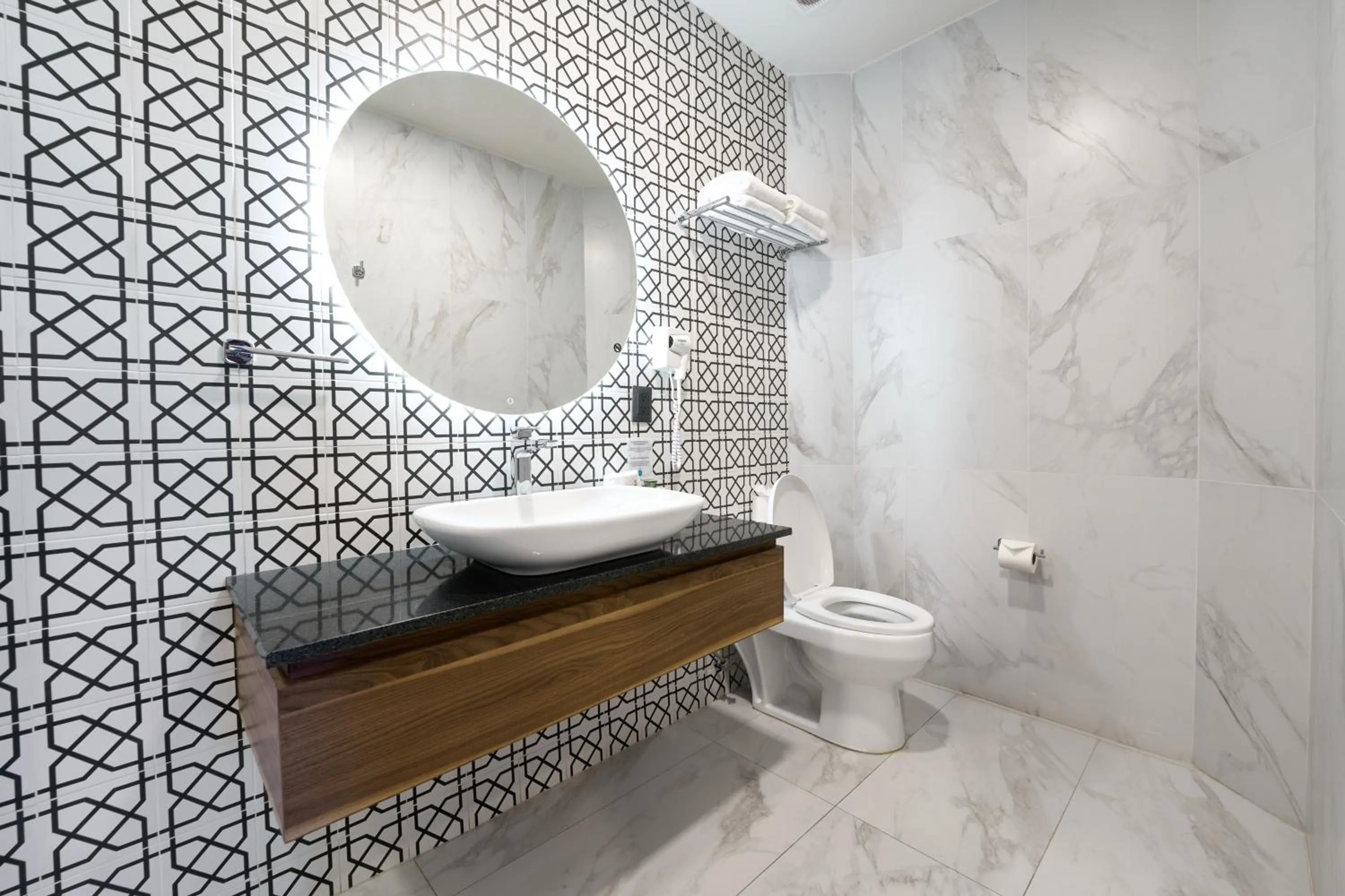 Bathroom in Hotel Estancia Business Class