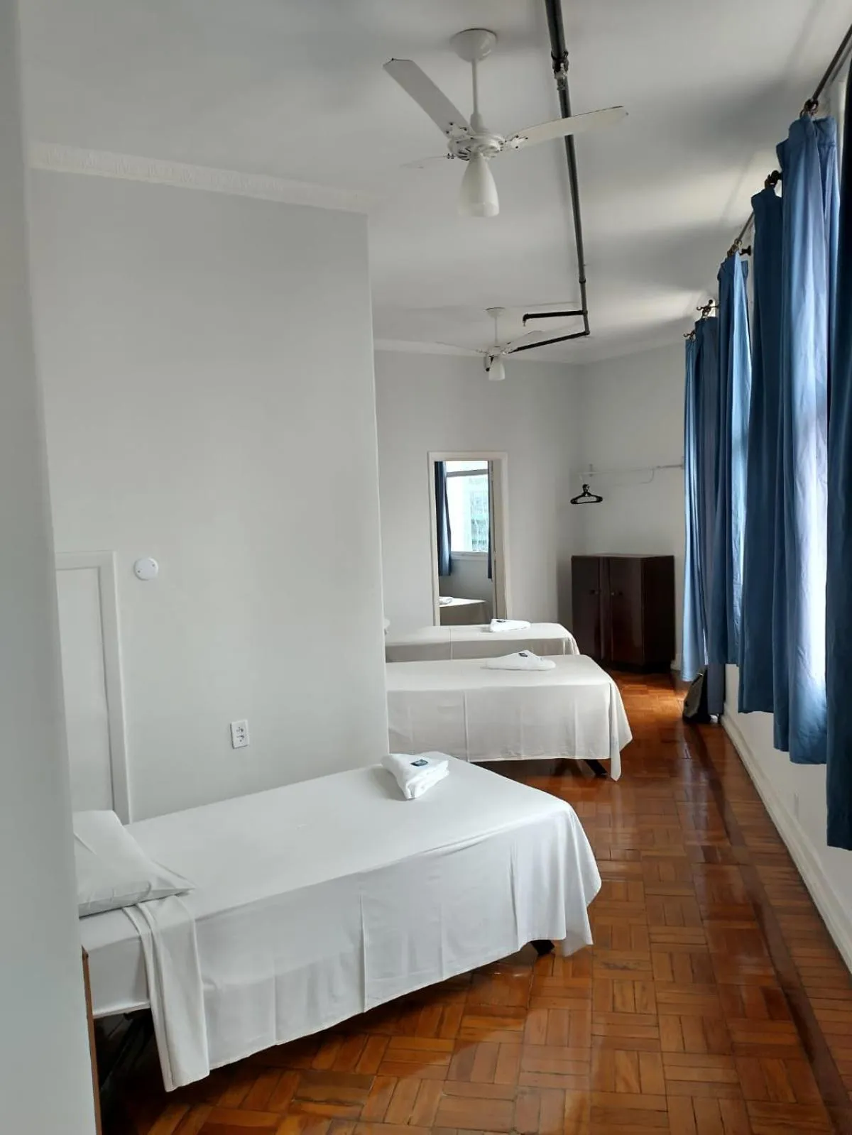 Bed in Hotel Carioca