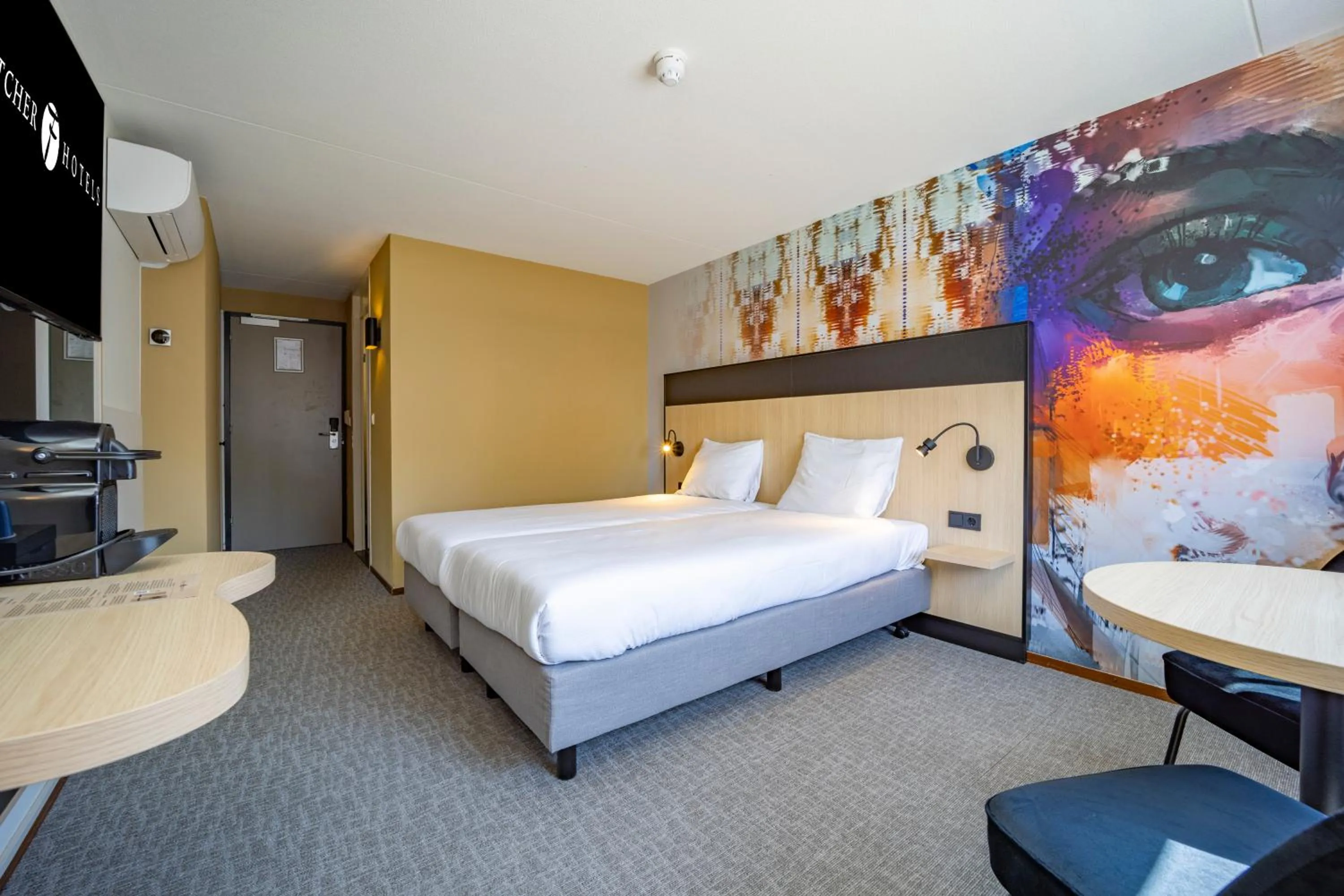 Bedroom, Bed in Fletcher Wellness-Hotel Stadspark