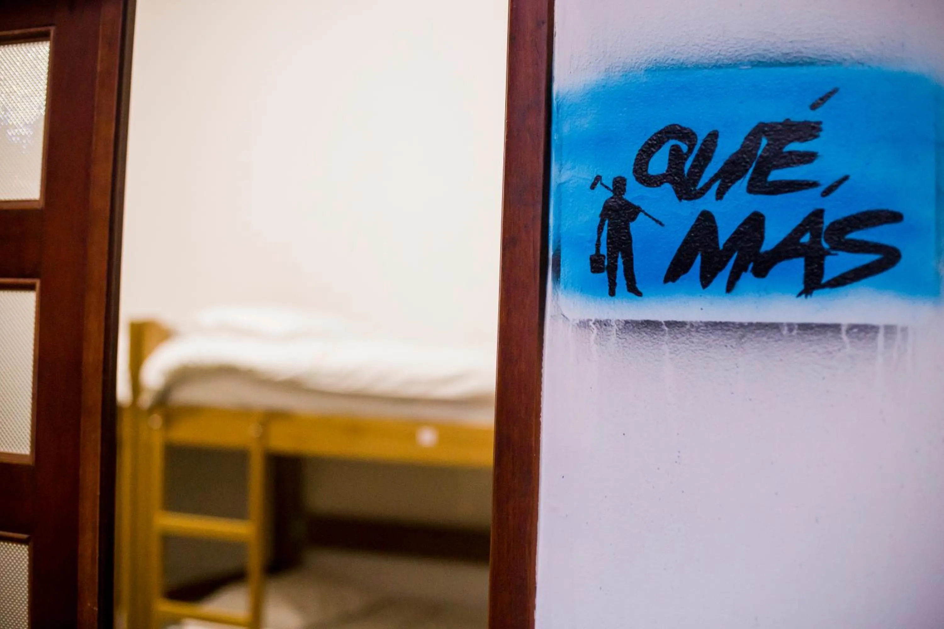 Decorative detail in Fatima Hostel Bogotá