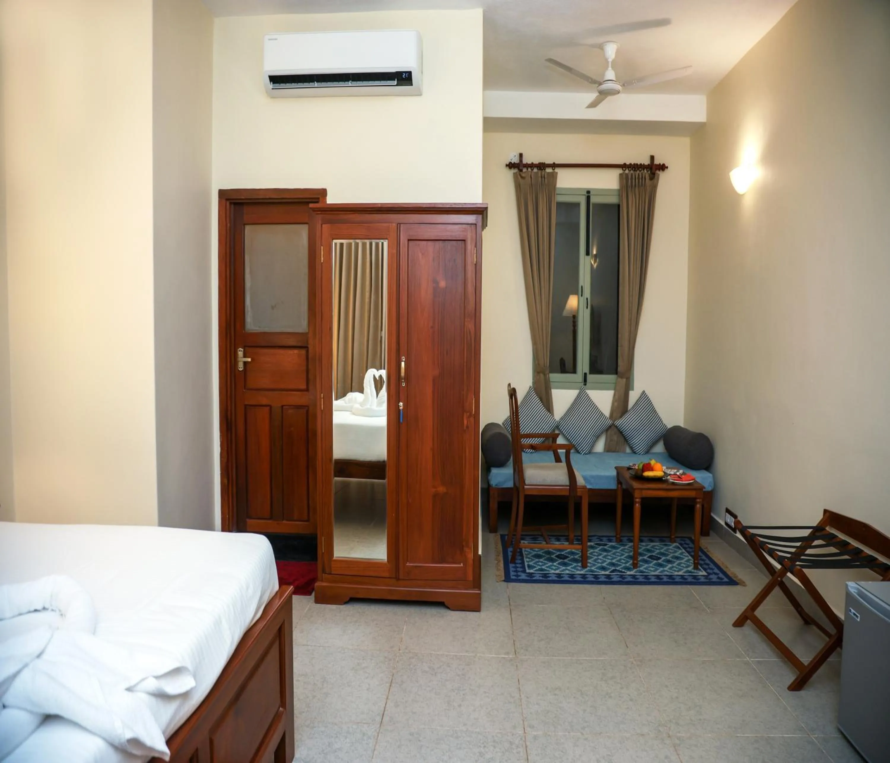 View (from property/room), Bed in Mango Hill La Serene Puducherry